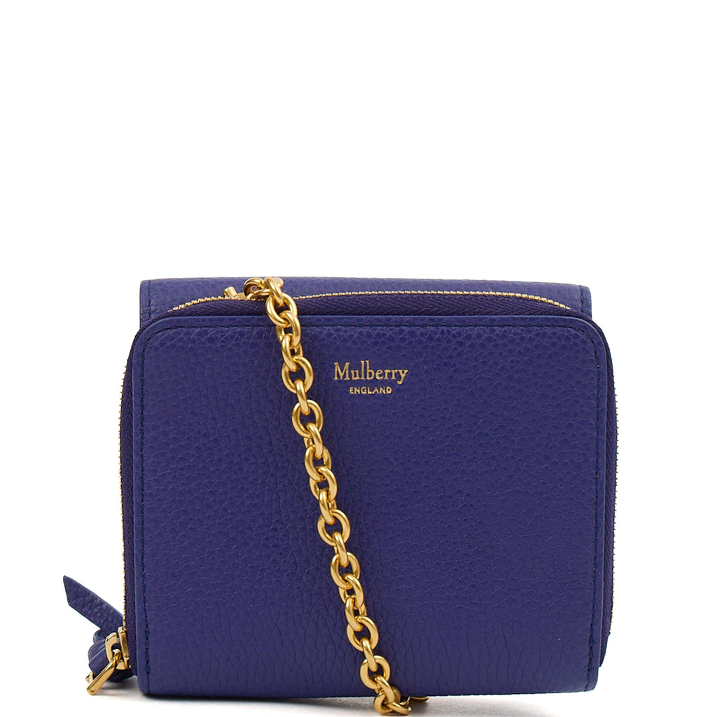 Mulberry Purse Clifton Chain Purse in Amethyst, Leather