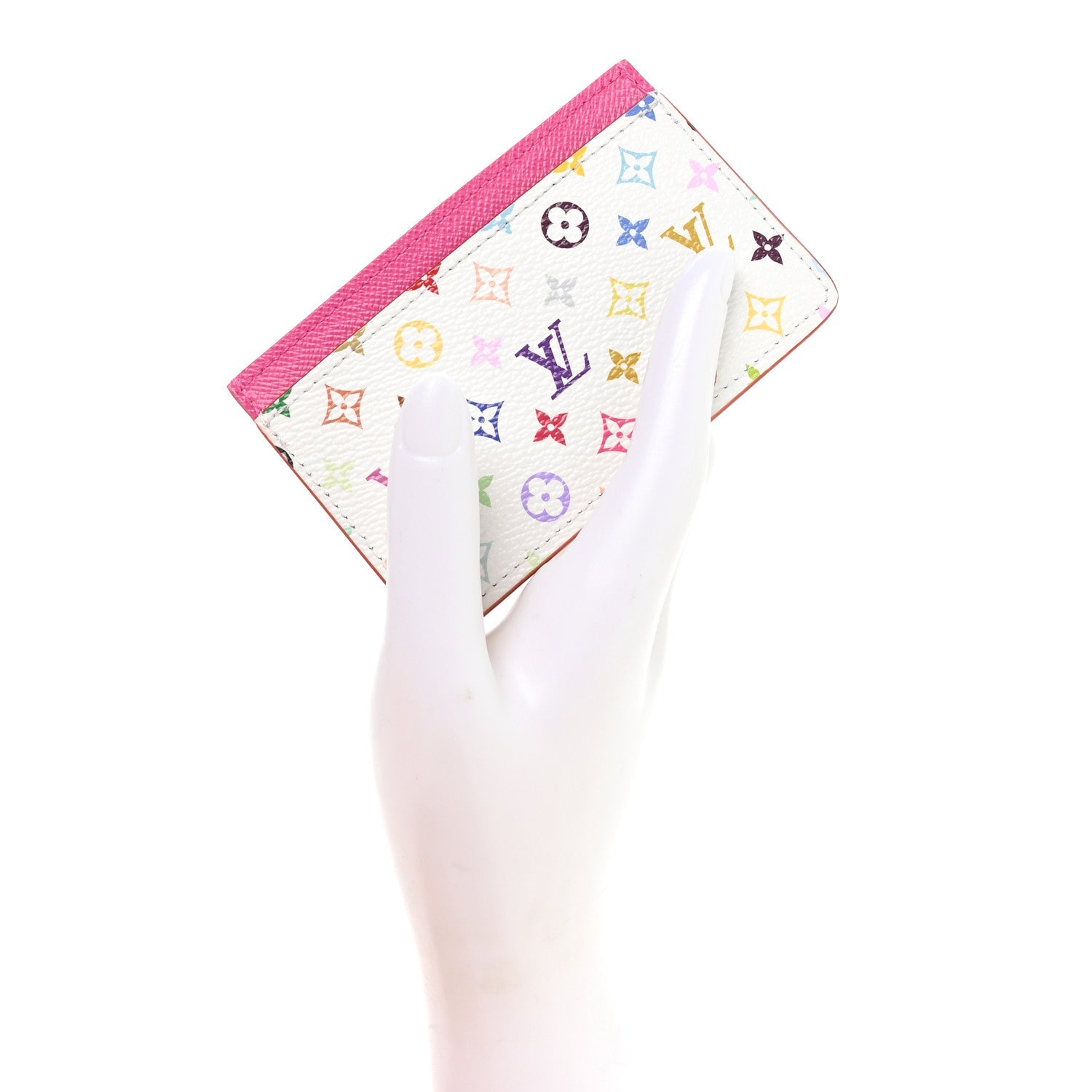 LV X TM Monogram Multicolor  Holder Kawaii Pink