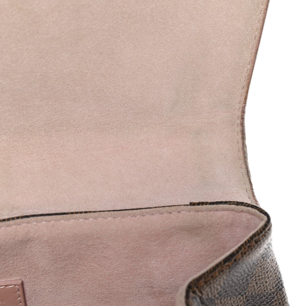 Damier Ebene Caissa Clutch Rose Ballerine