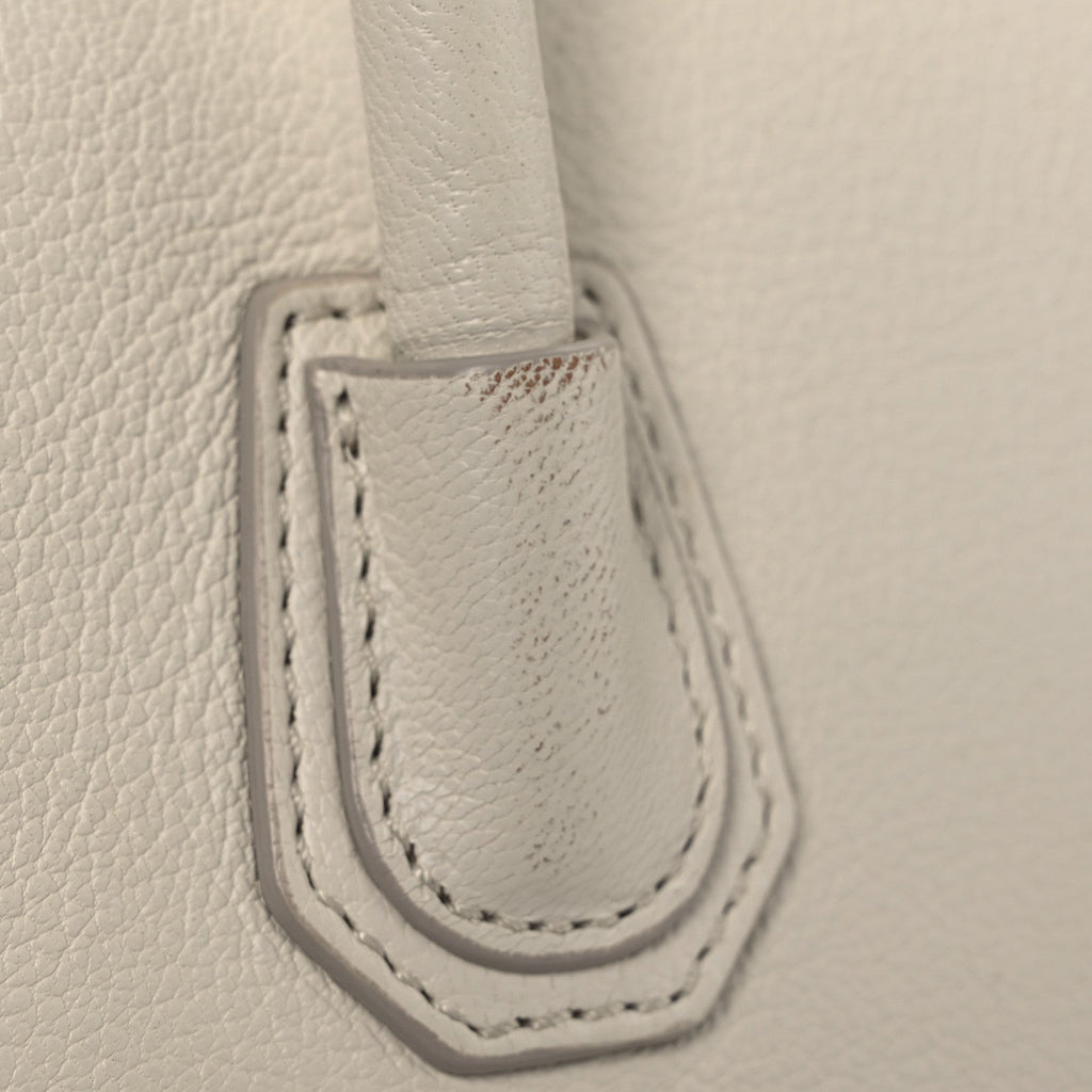 Sugar Goatskin Mini Antigona Off White
