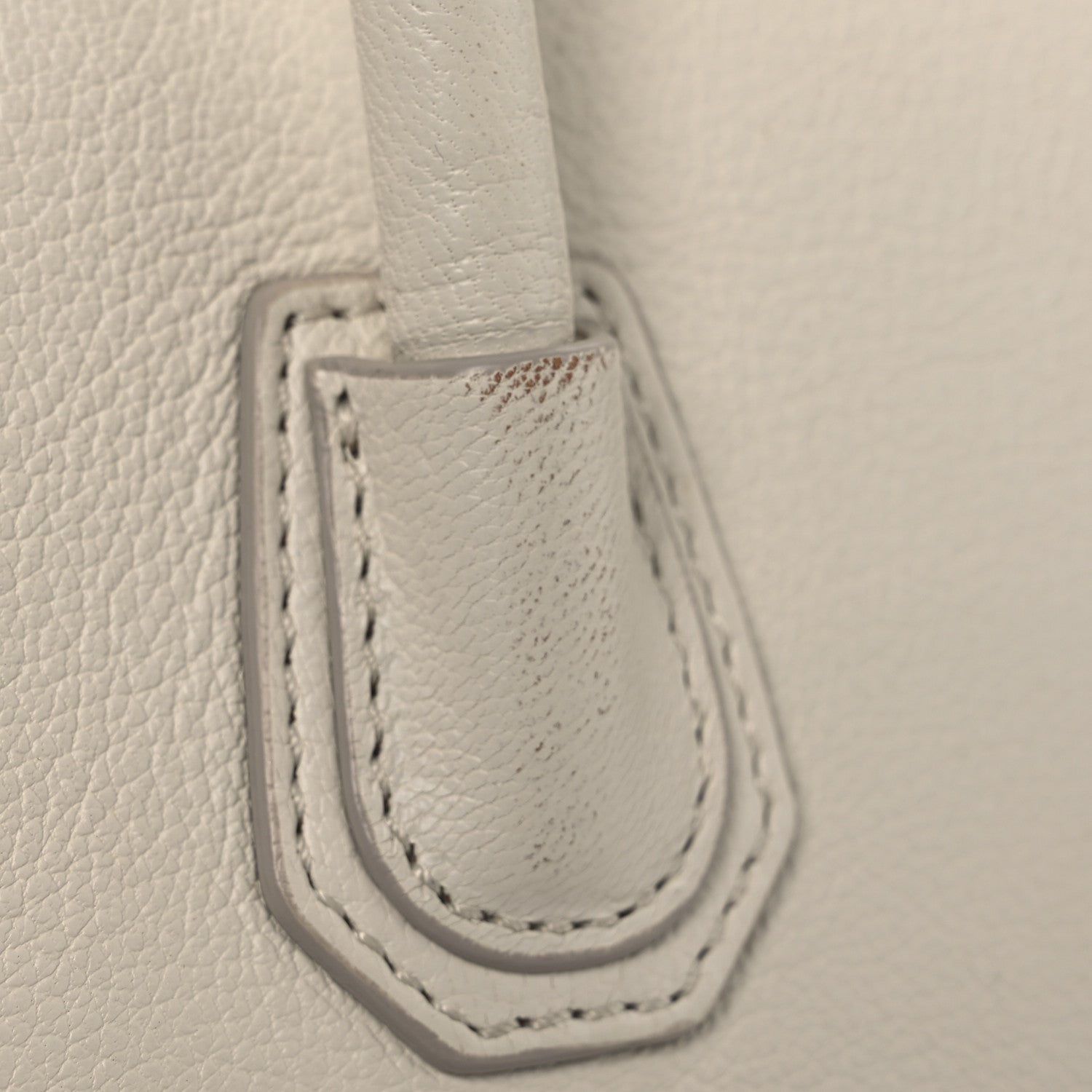 Sugar Goatskin Mini Antigona Off White