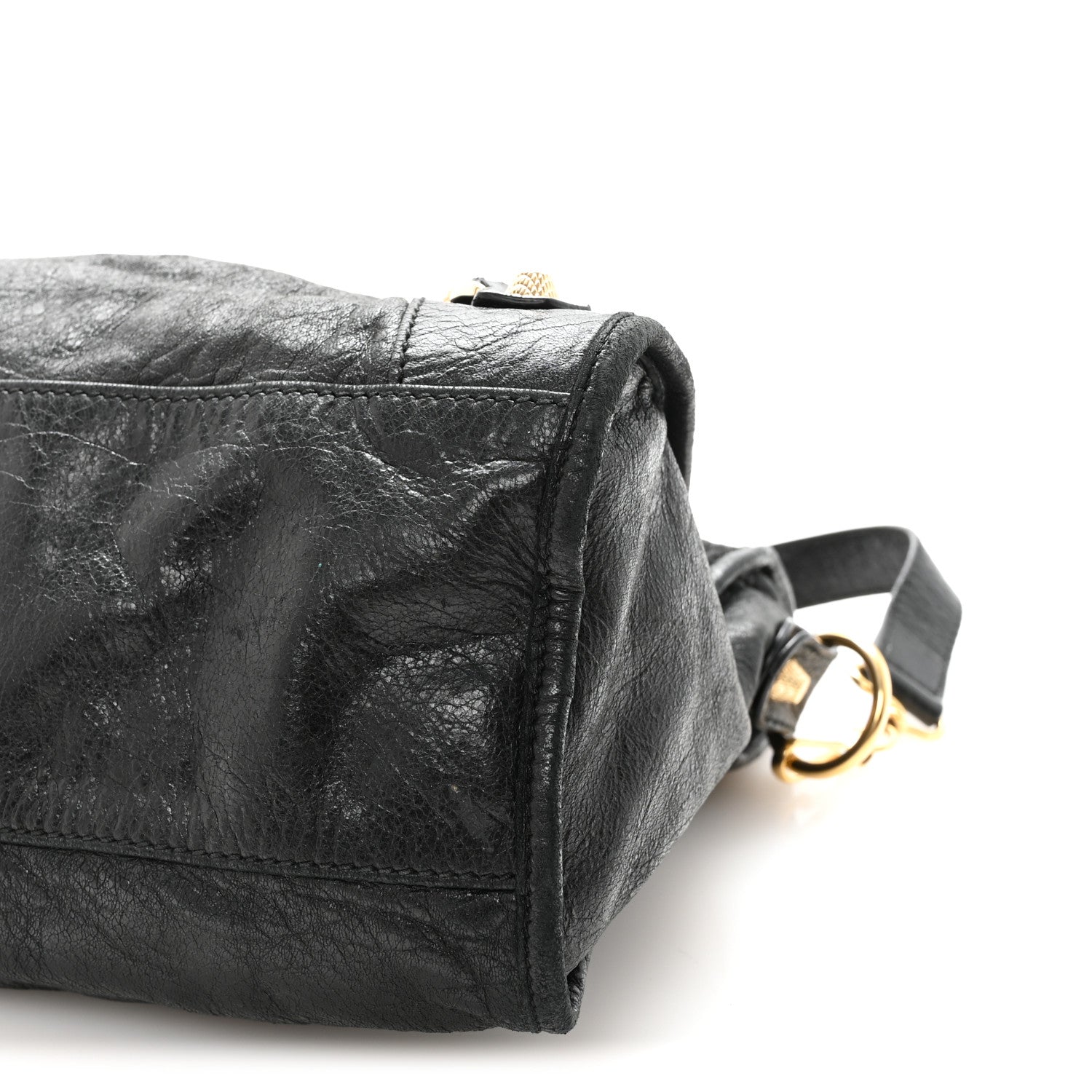 Agneau Giant 12 Gold Hardware City Black