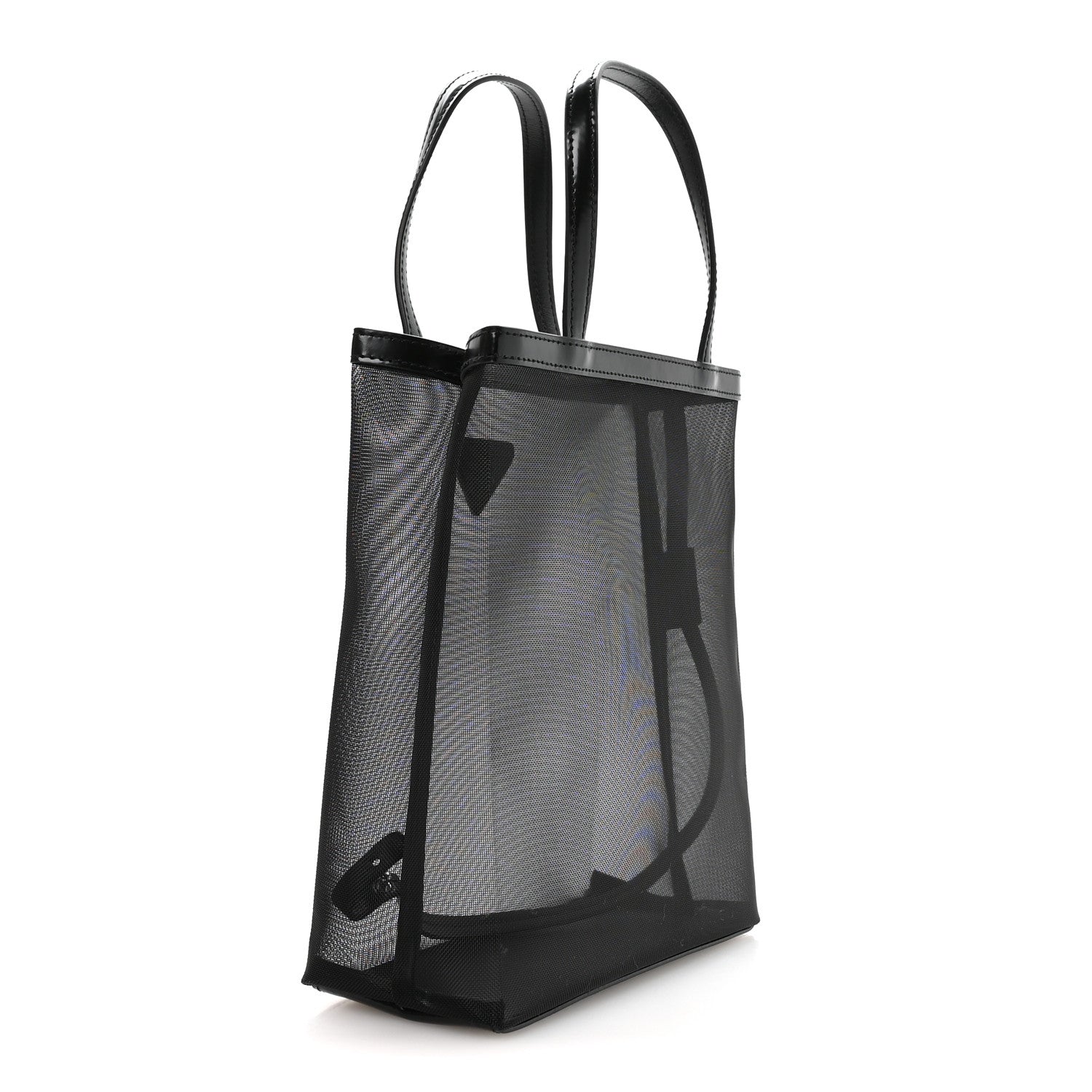 Mesh Small Tote Bag Black