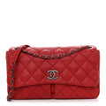 Calfskin Ultimate Stitch Flap Red