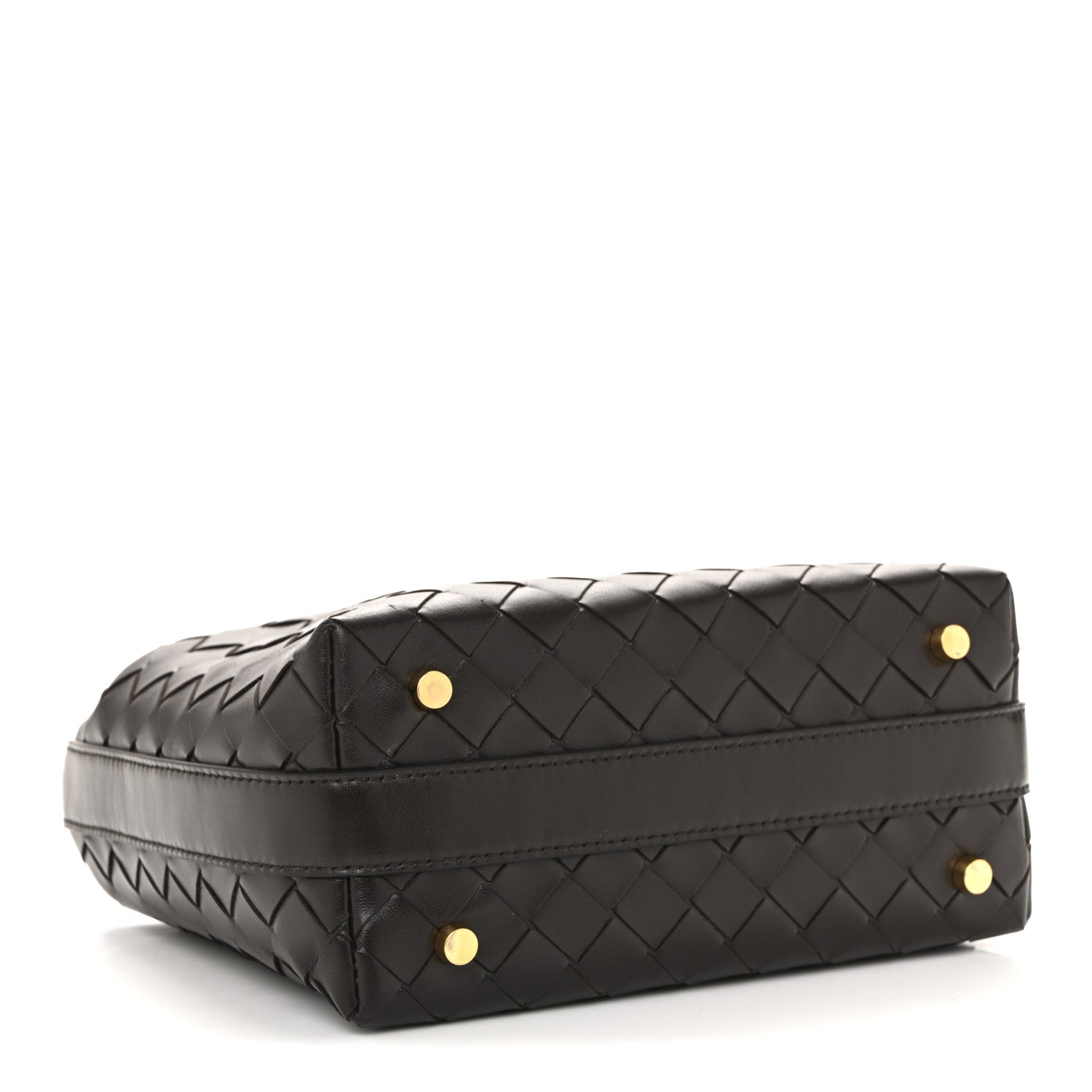 Calfskin Intrecciato Mini Wallace Fondant