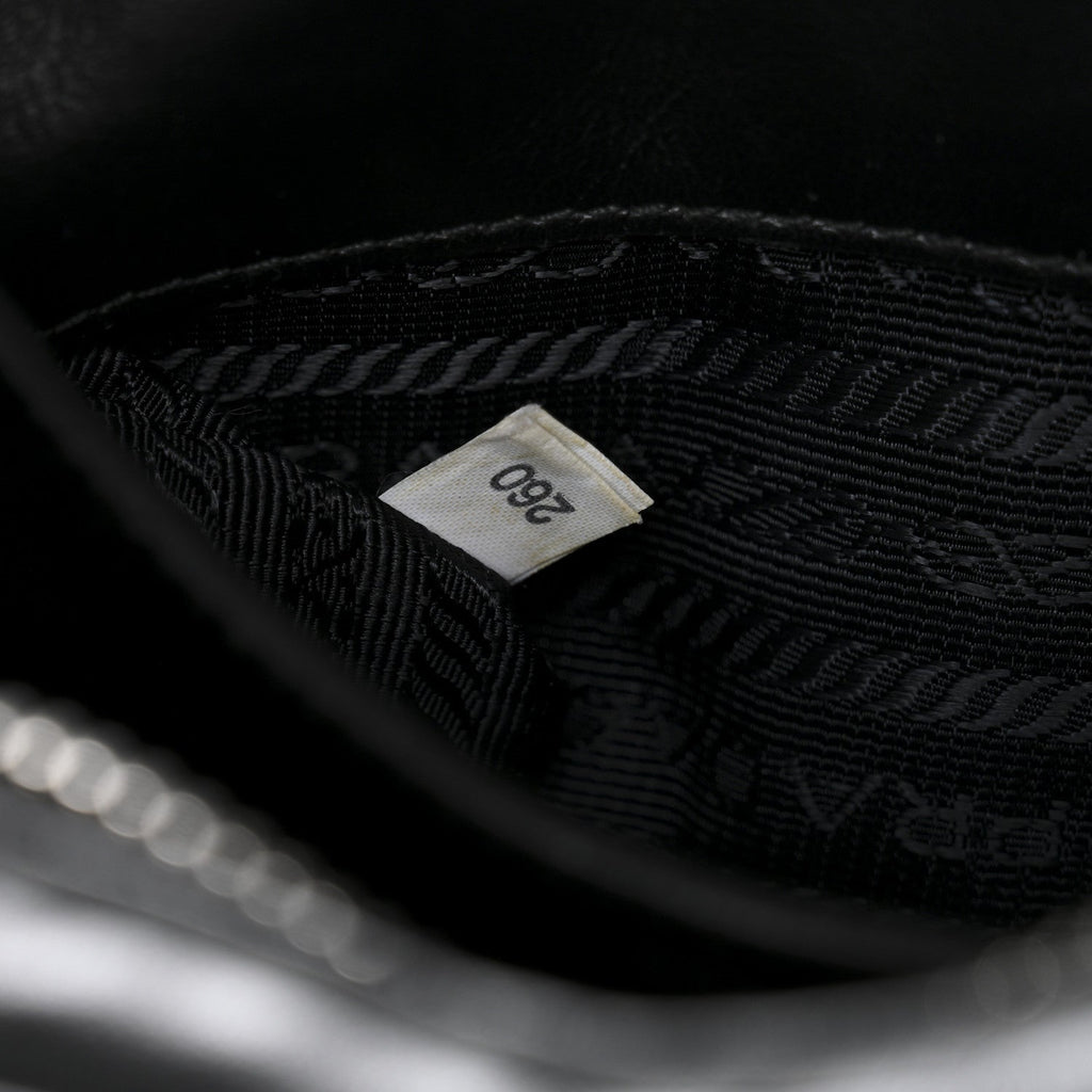 Soft Calfskin Diagramme Belt Bag Black
