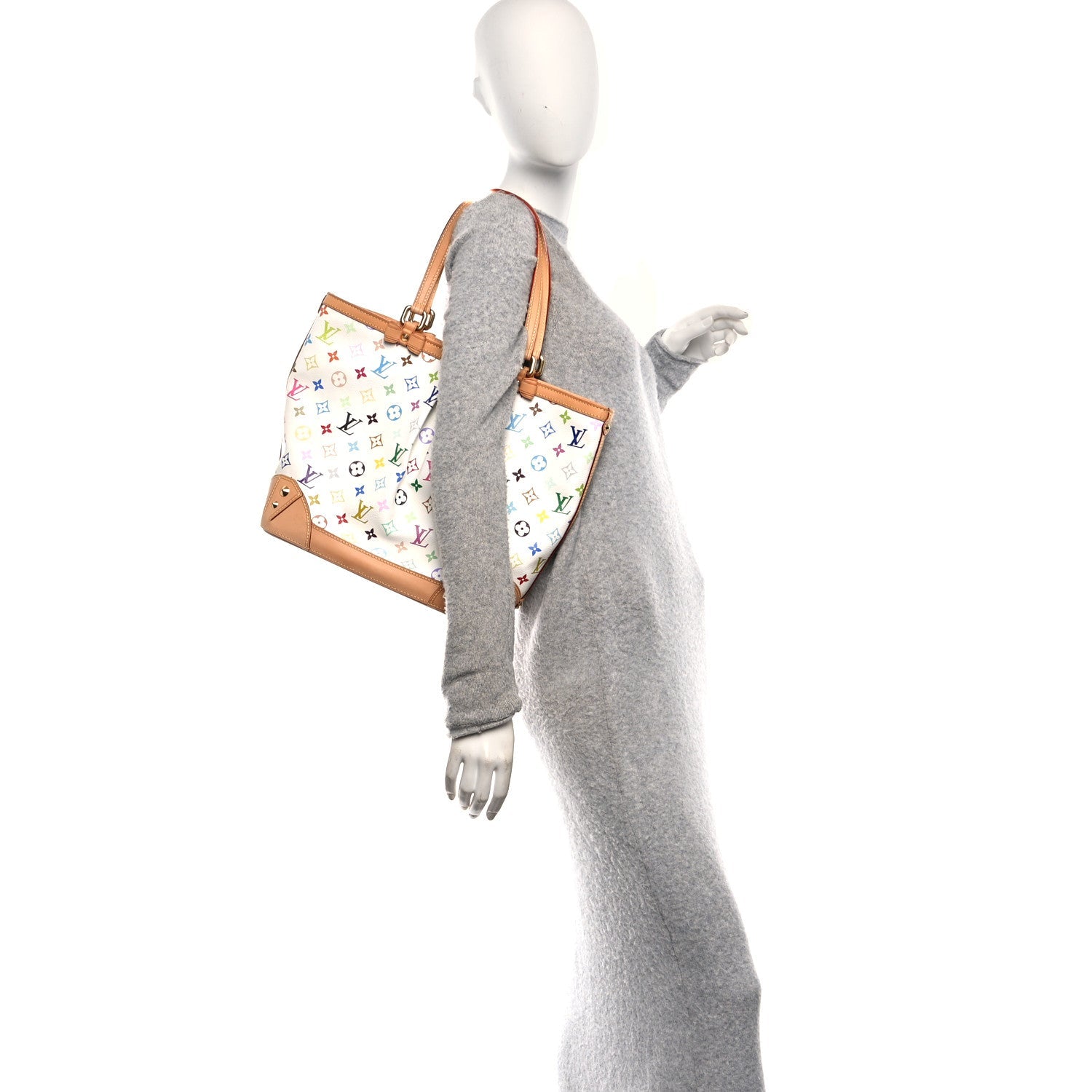 Monogram Multicolor Sharleen MM White