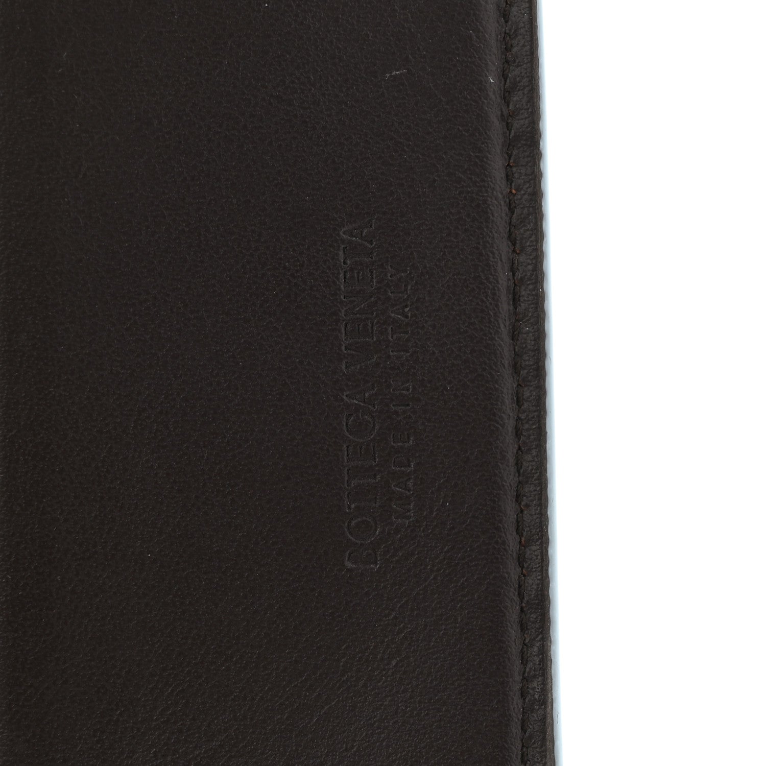 Nappa Intrecciato Bi-Fold Wallet Ebano