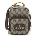 GG Supreme Monogram Mini Neo Vintage Double Zip Messenger Bag Beige New Acero Crop