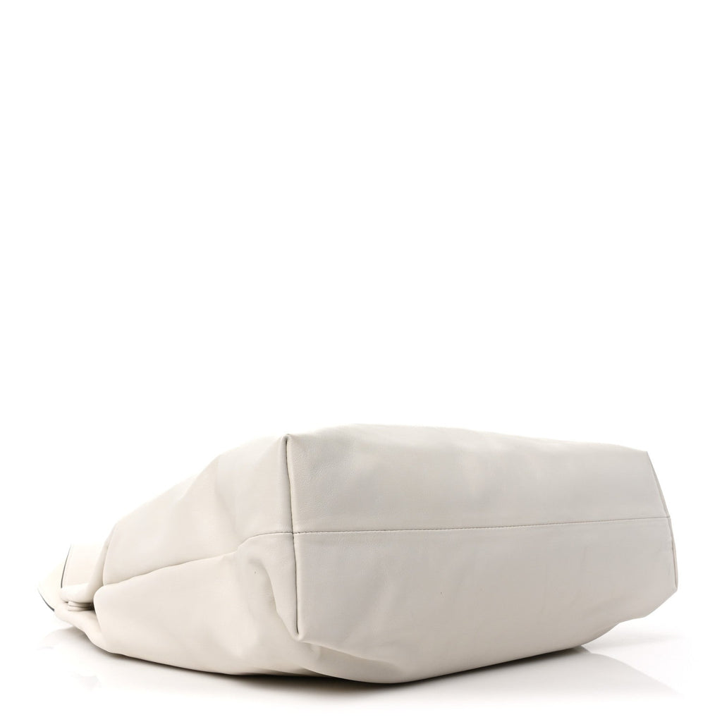Soft Calf Hobo Bag White