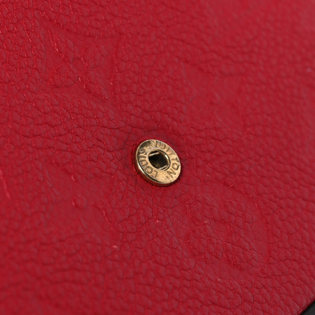 Empreinte Pochette Felicie Chain Wallet Scarlet
