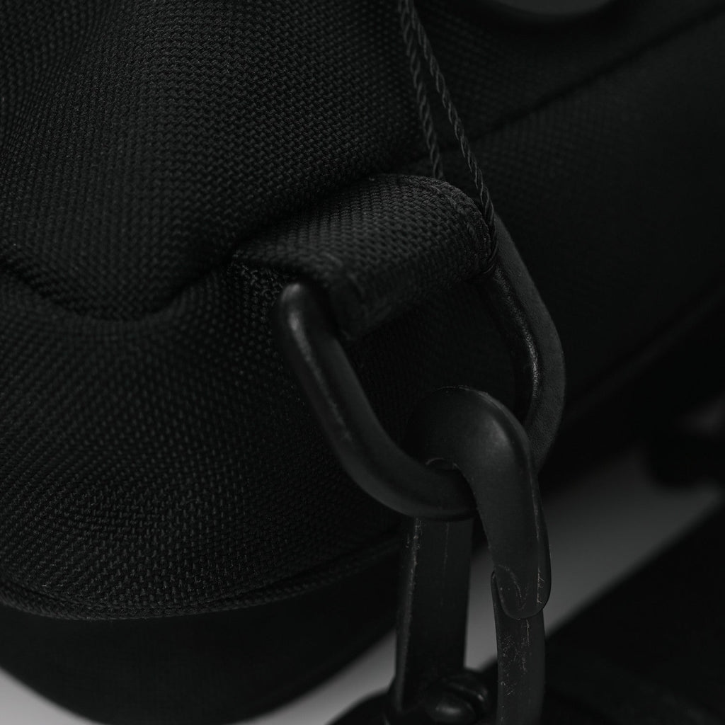 Nylon Logo Explorer Crossbody Messenger Bag Black