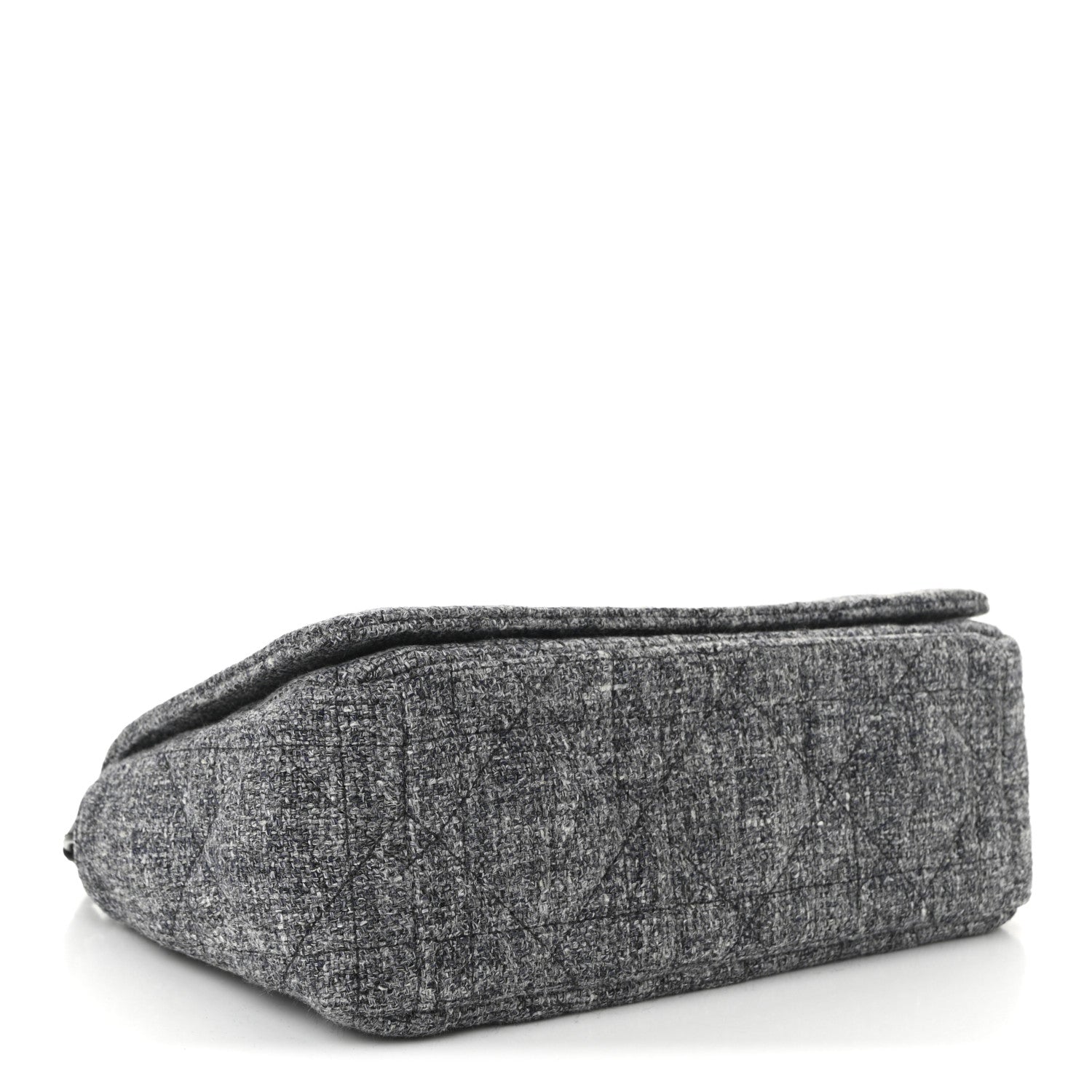 Tweed Macrocannage Medium Caro Bag Black