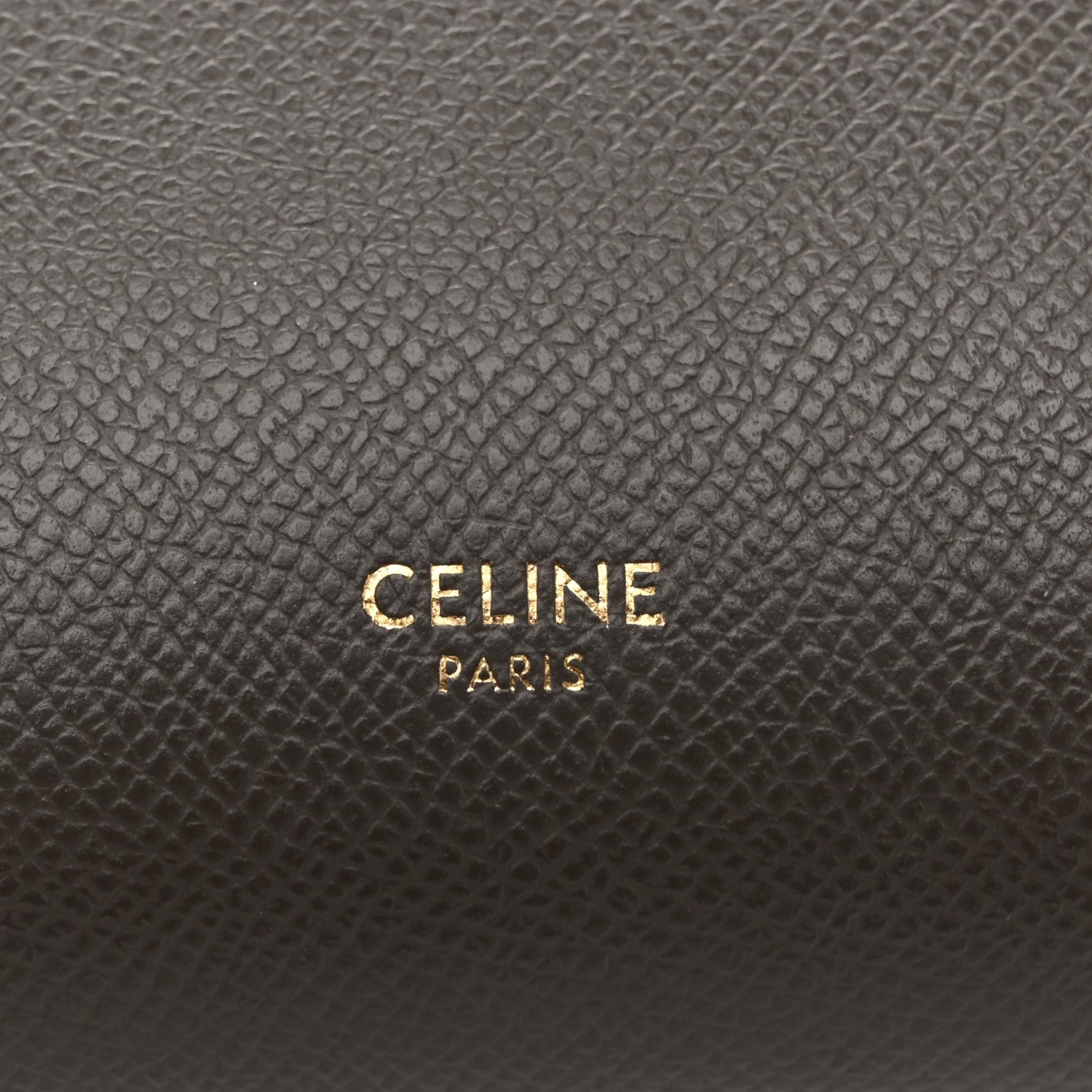 Grained Calfskin Mini Belt Bag Grey