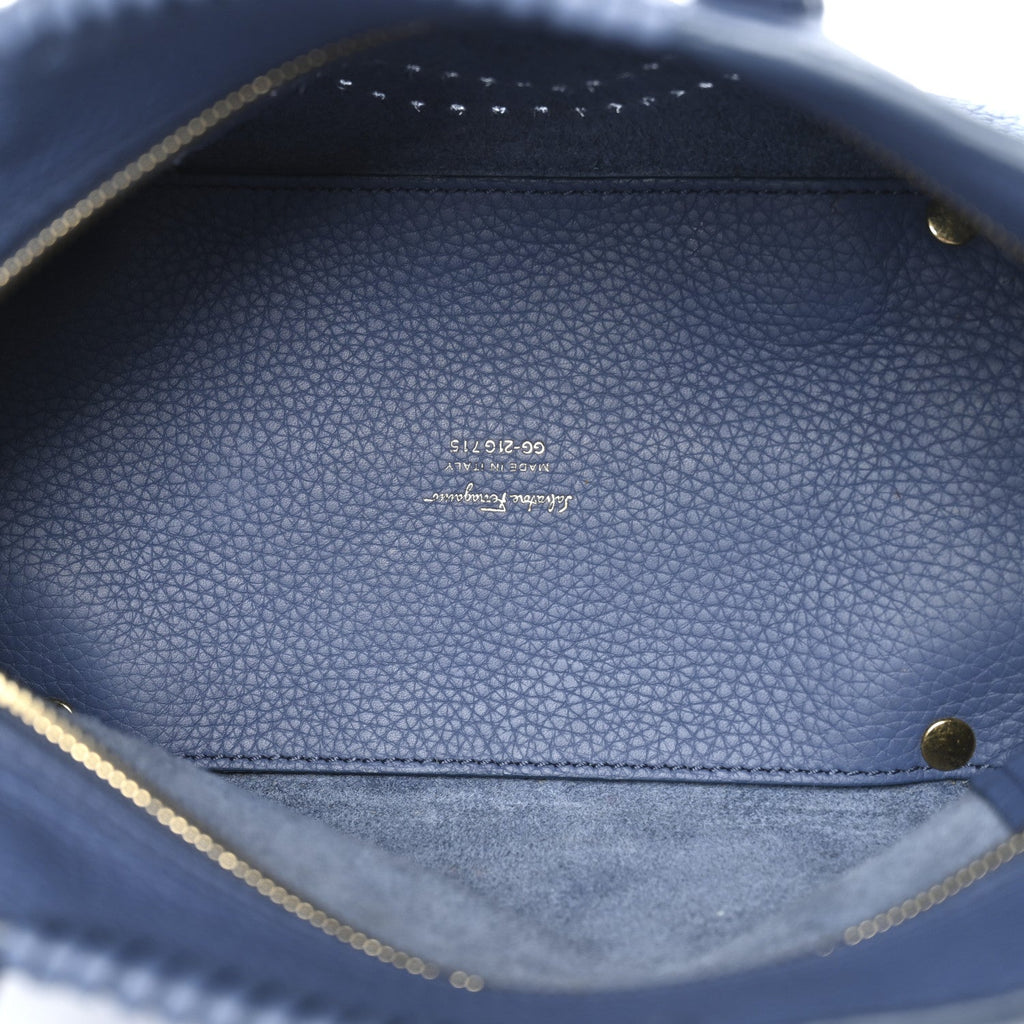 Calfskin Tote Blue