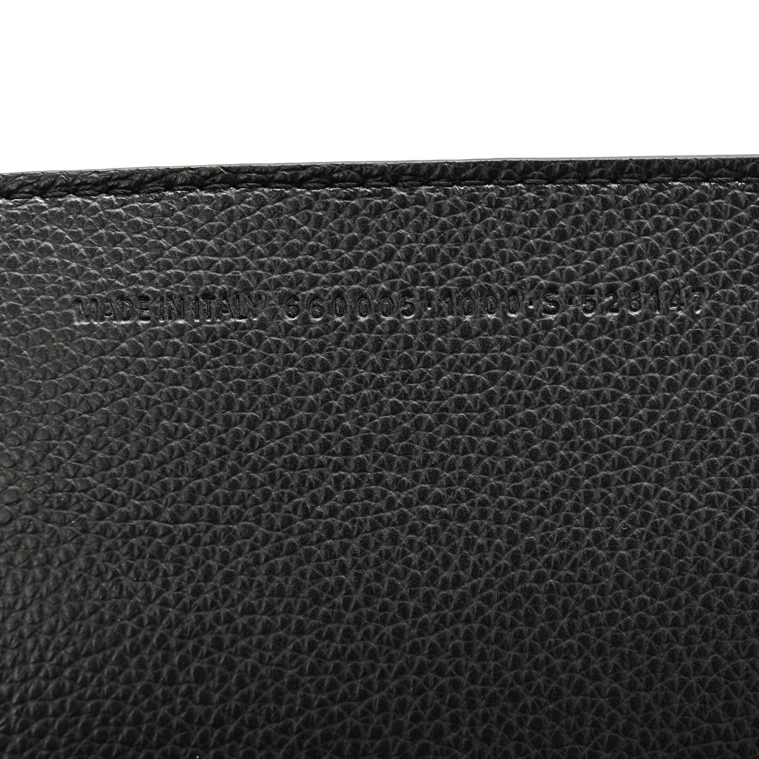 Grained Calfskin Neo Classic Black Hardware Large Top Handle Bag Black
