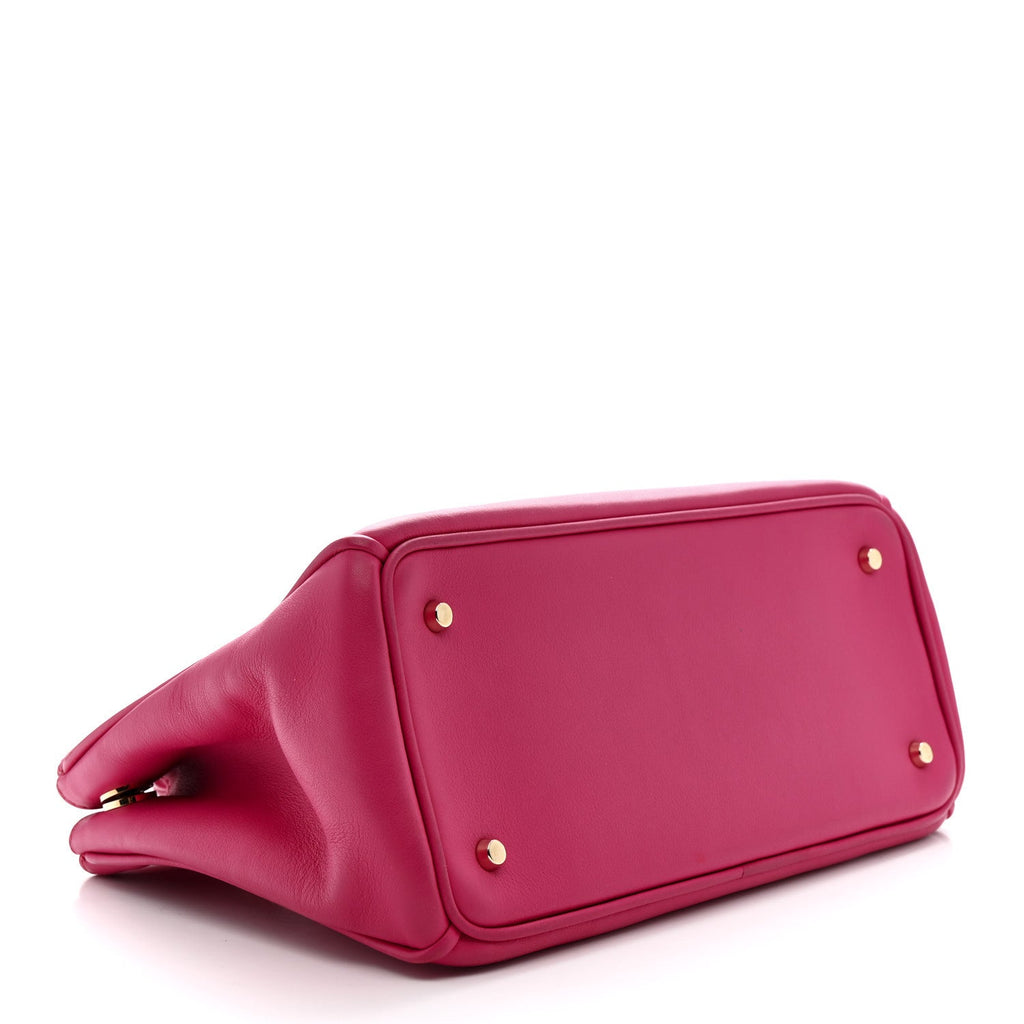Calfskin Mini Diorissimo Tote Fuchsia