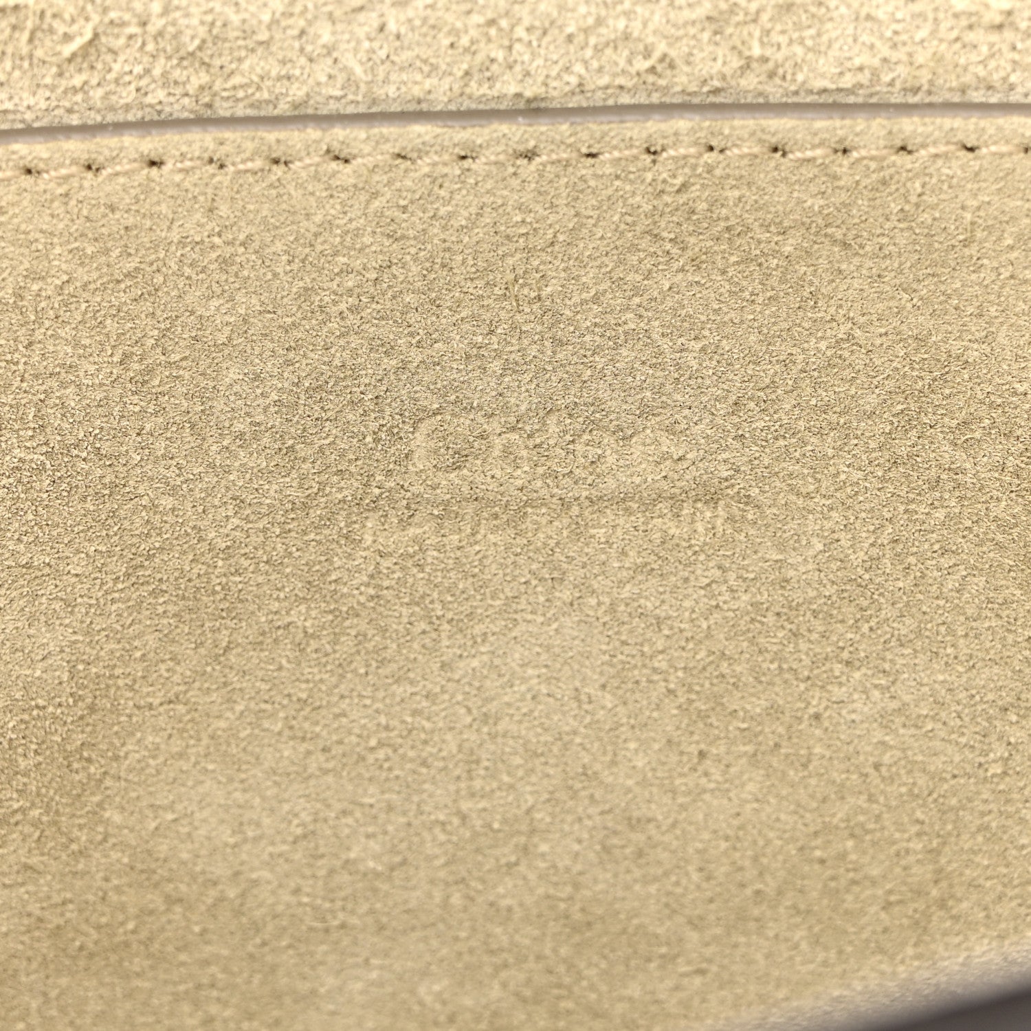 Suede Calfskin Small Faye Shoulder Bag Motty Grey