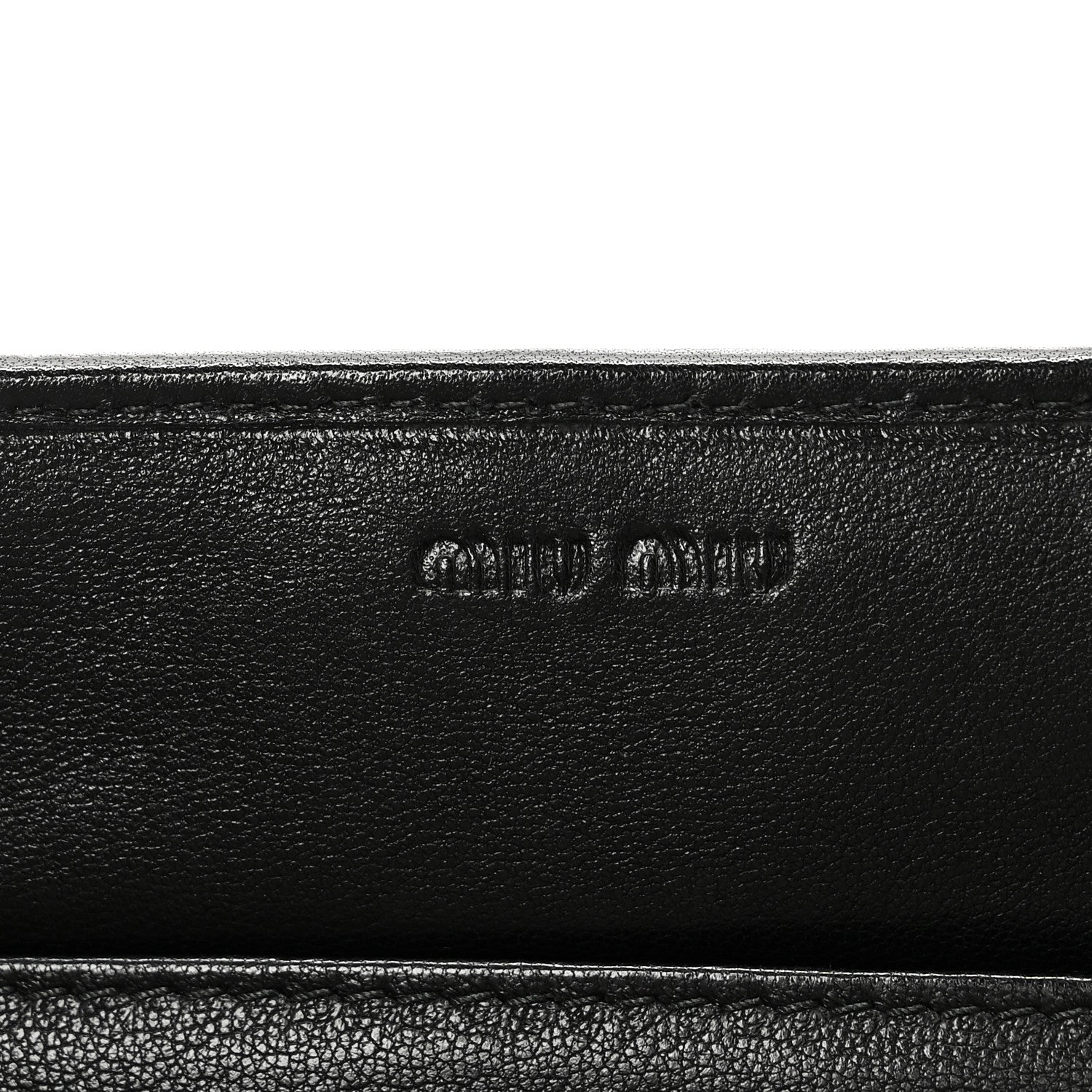 Nappa Quilted Flap Wallet Inchiostro