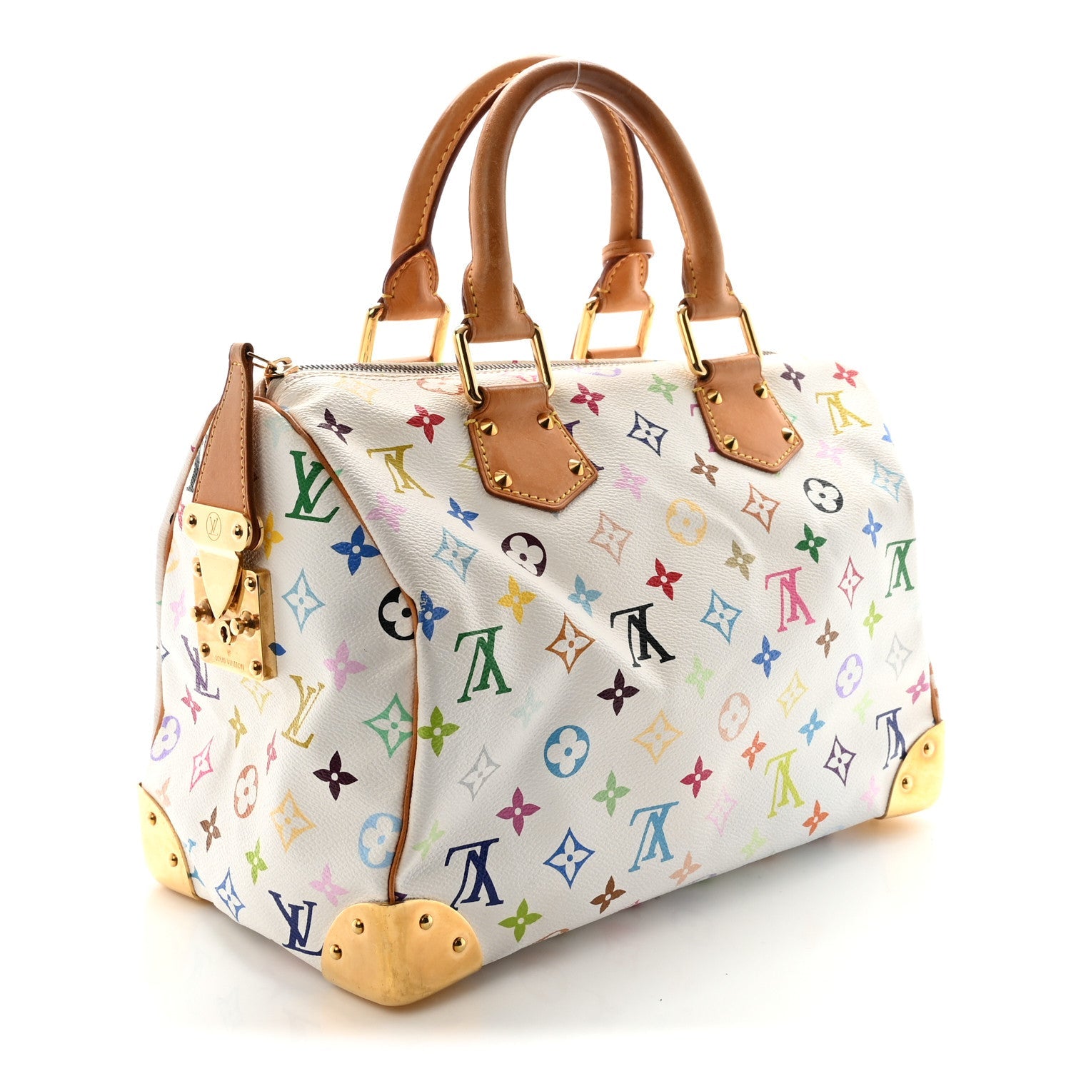 Monogram Multicolor Speedy 30 White