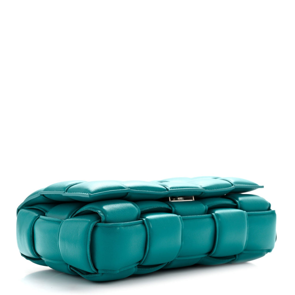 Nappa Maxi Intreccio Padded Cassette Crossbody Bag Blaster