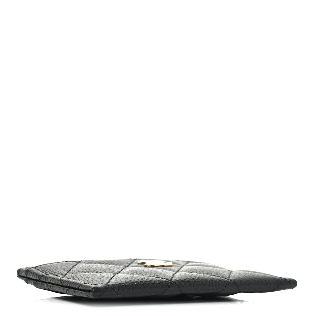 Caviar Quilted  Holder Black