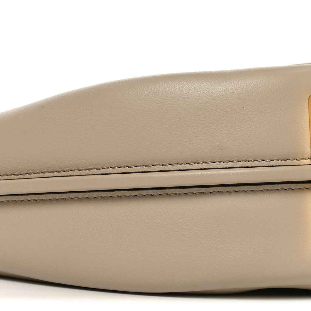 Vitello Grace Matte Small Fendigraphy Hobo Bag Nuvola