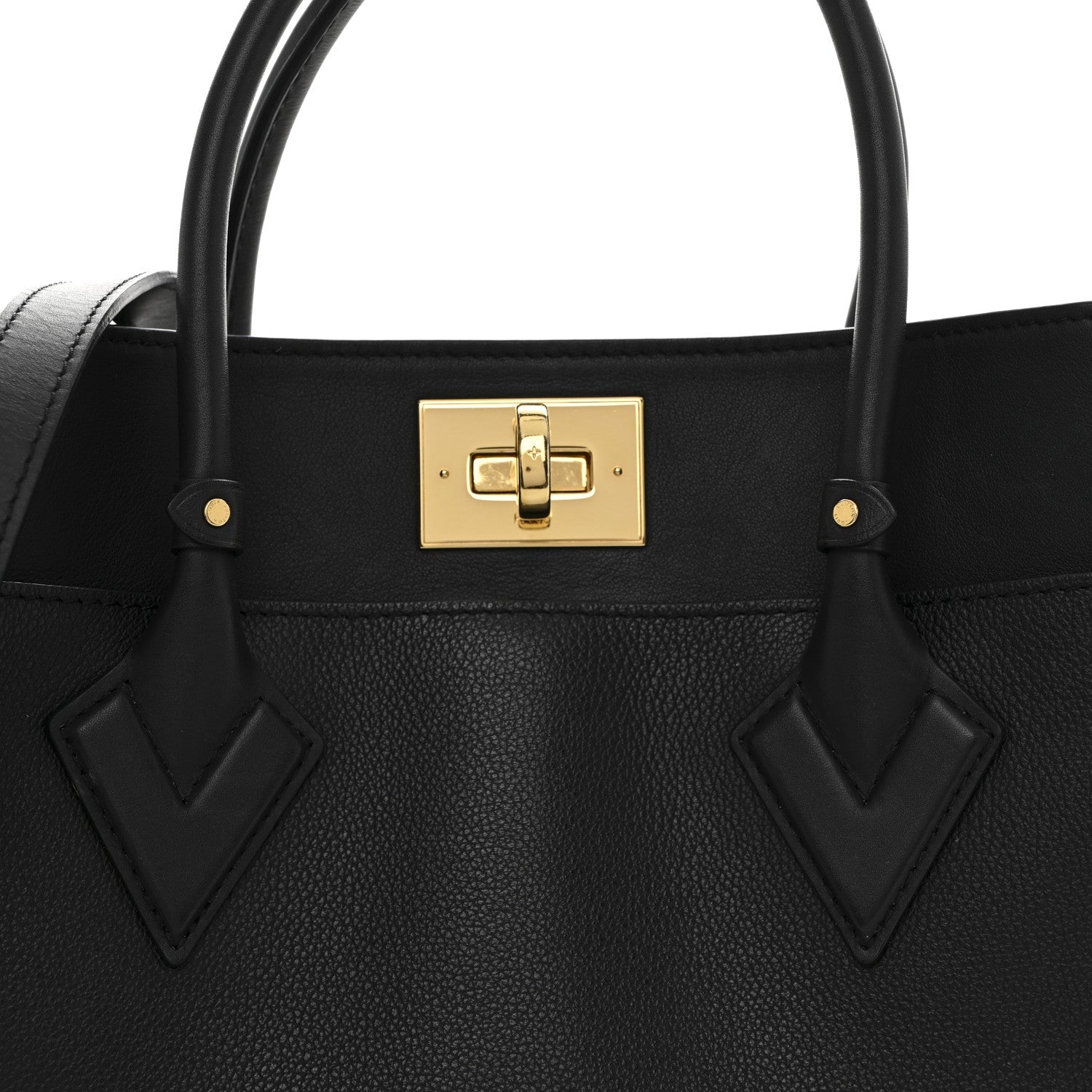 Calfskin Monogram Tufting On My Side Black