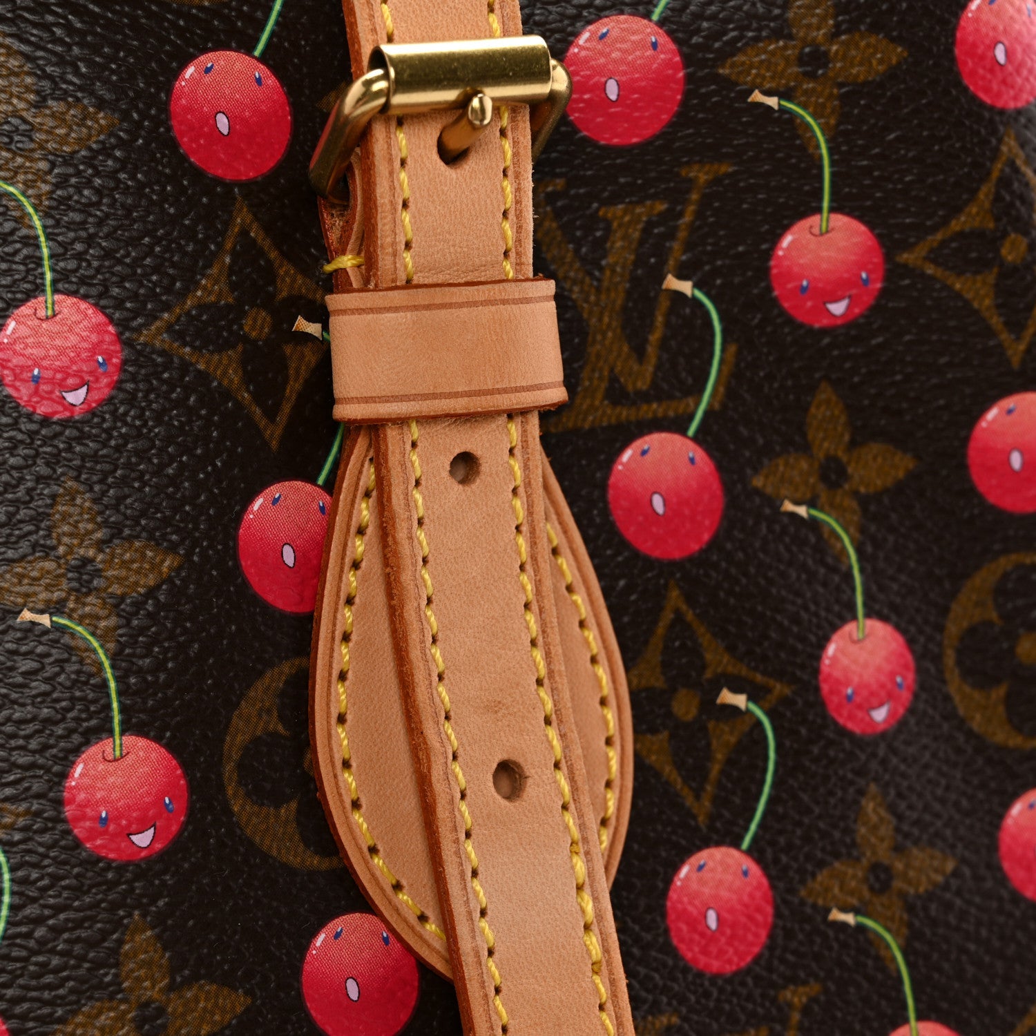 Monogram Cerises Bucket Bag