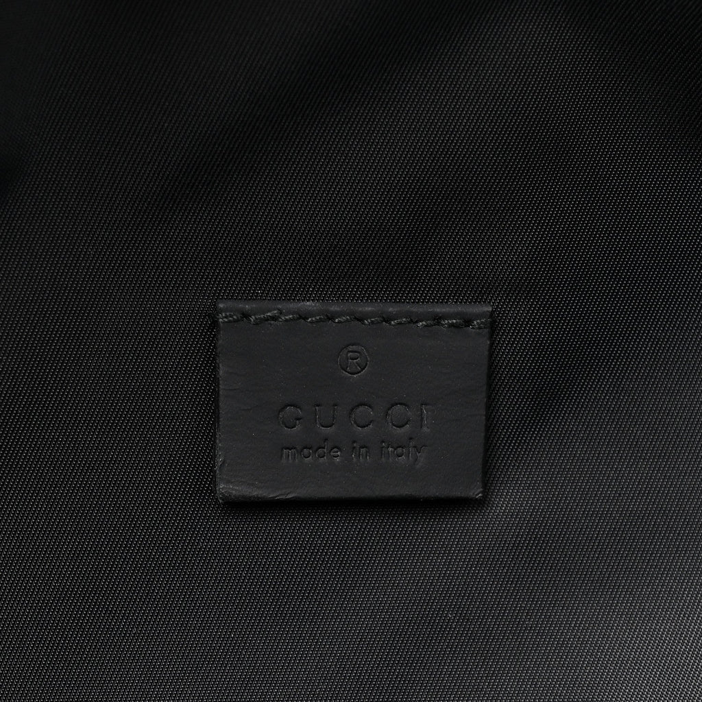 Guccissima Web Belt Bag Black