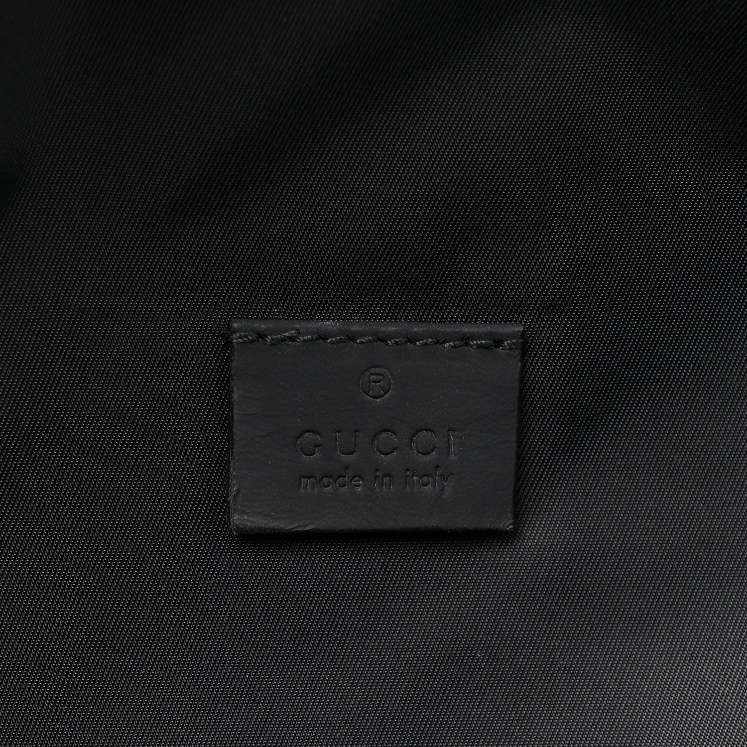 Guccissima Web Belt Bag Black