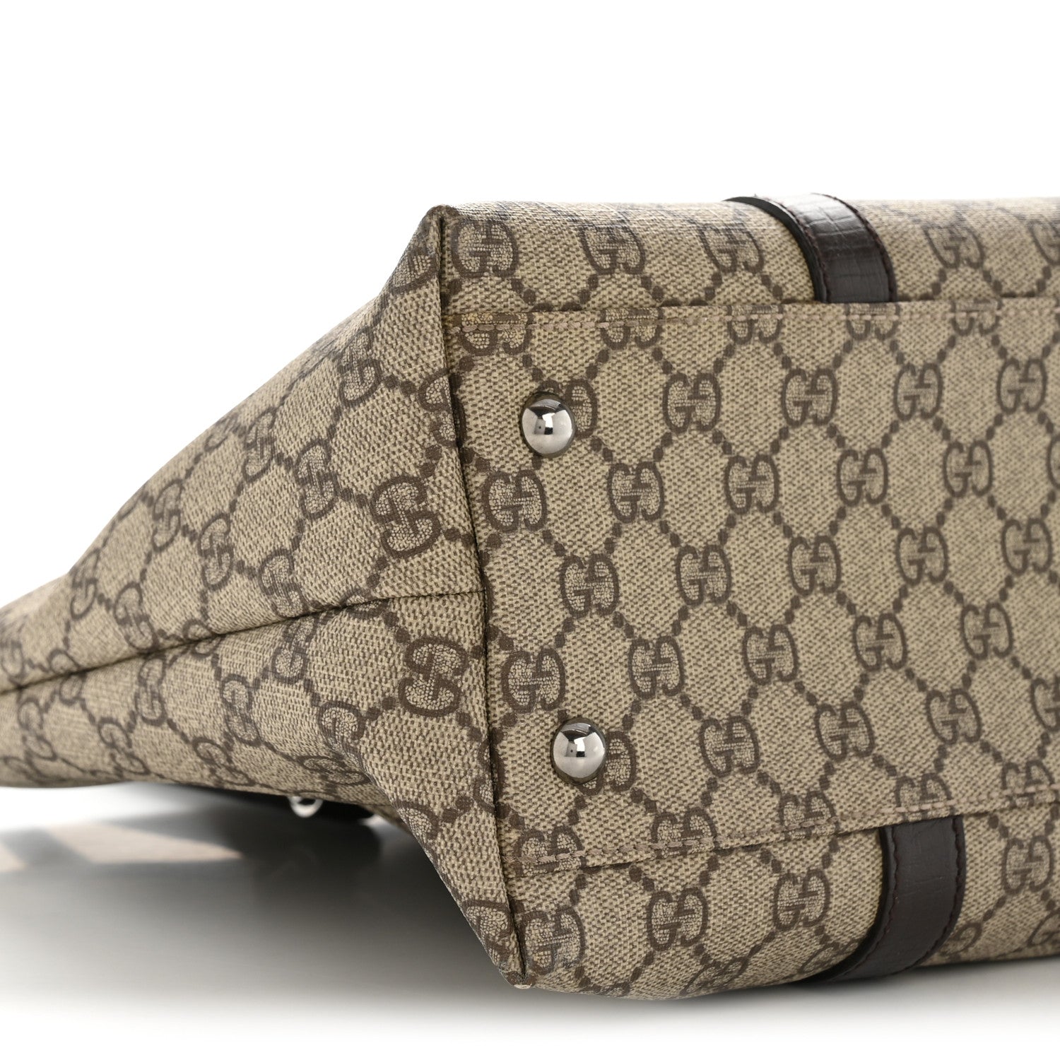 GG Plus Monogram Medium Joy Tote Dark Brown