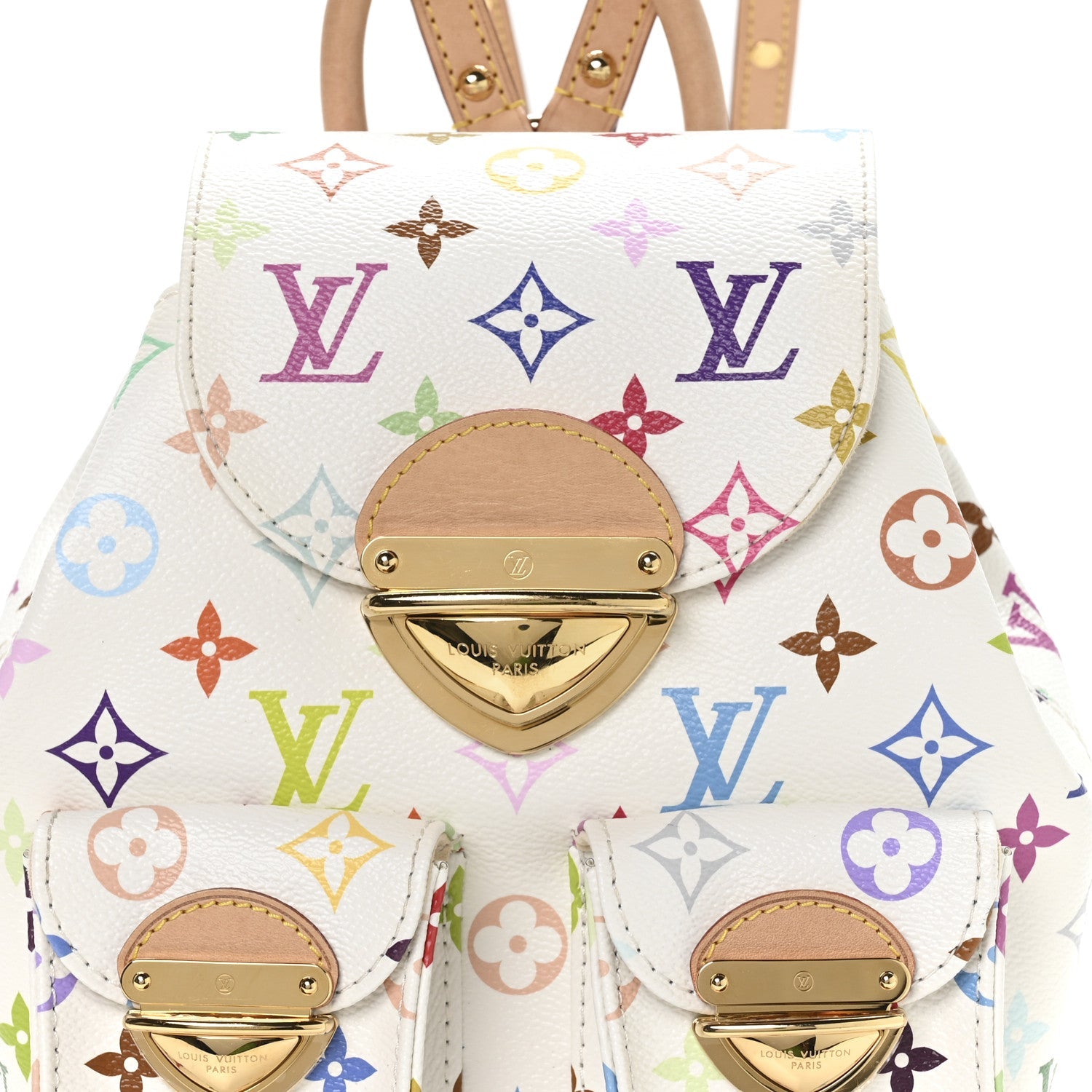 LV X TM Monogram Multicolor Venice Backpack White