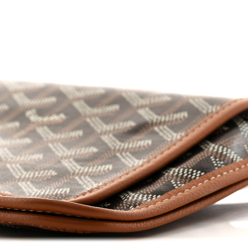 Goyardine Plumet Wallet Clutch Black Gold