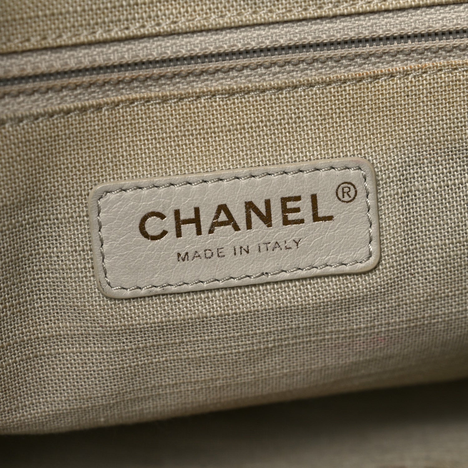 Denim Small Deauville Tote Dark Blue White