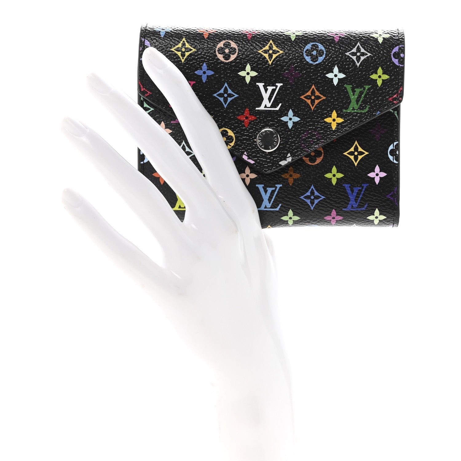 LV x TM Monogram Multicolor Victorine Wallet Black