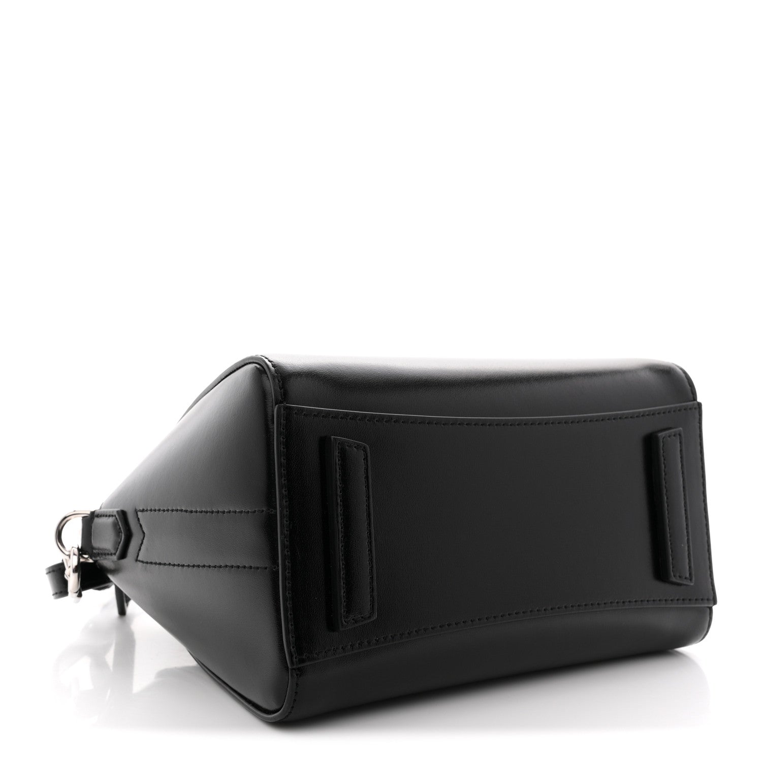 Shiny Lord Calfskin Mini Antigona Black