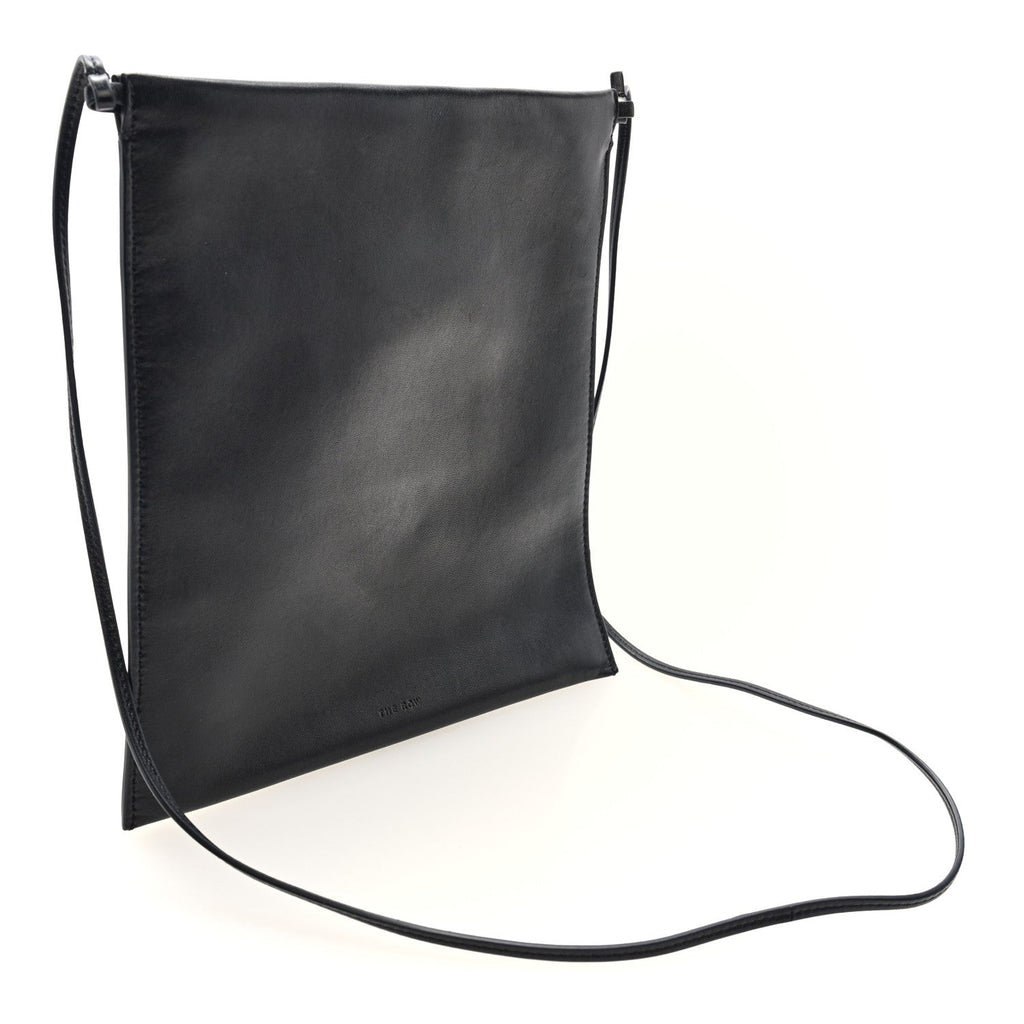 Vegetable Calfskin Medicine Pouch Black