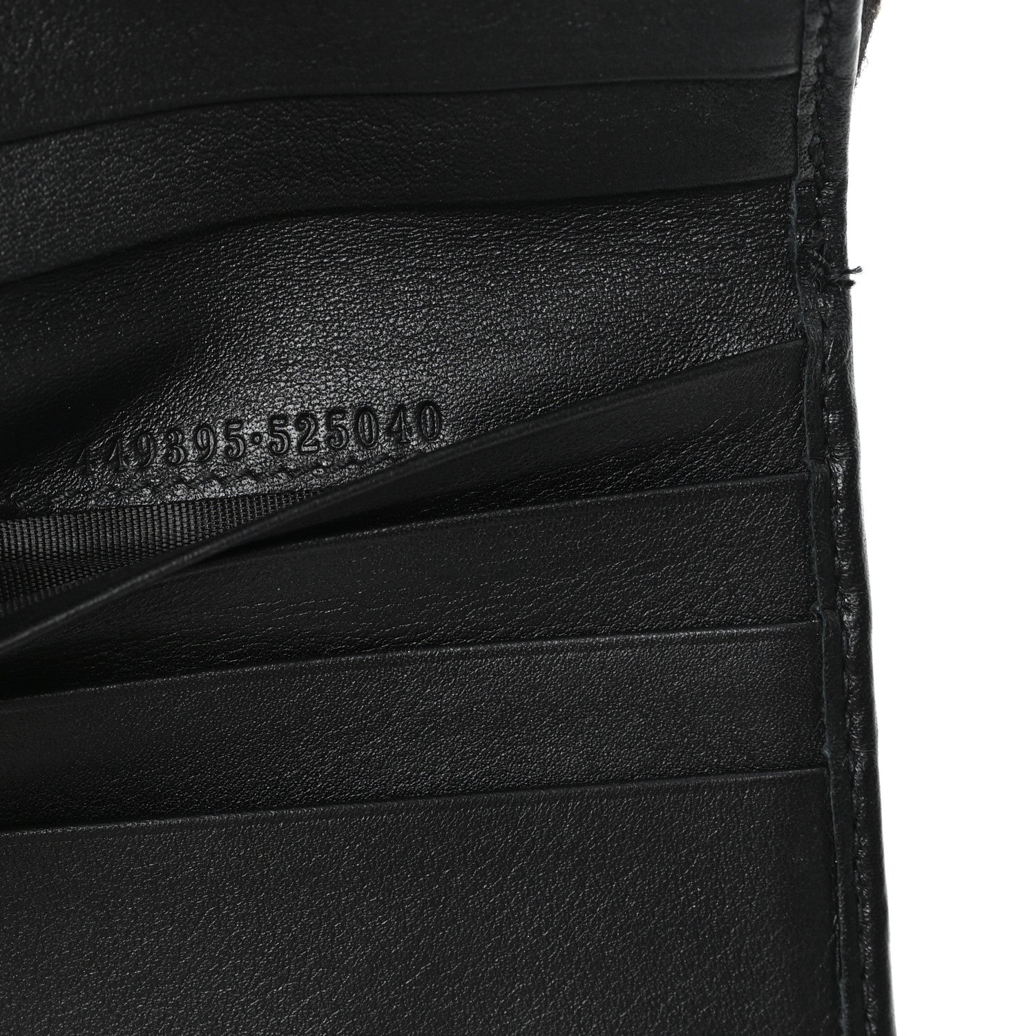 Microguccissima Compact Wallet Black