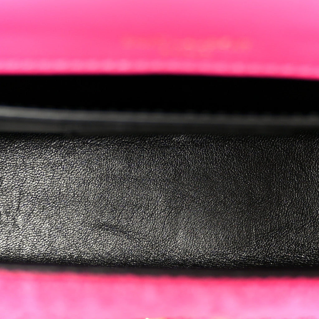Boucle Tweed Patchwork Monogram Medium Jamie Baguette Magenta