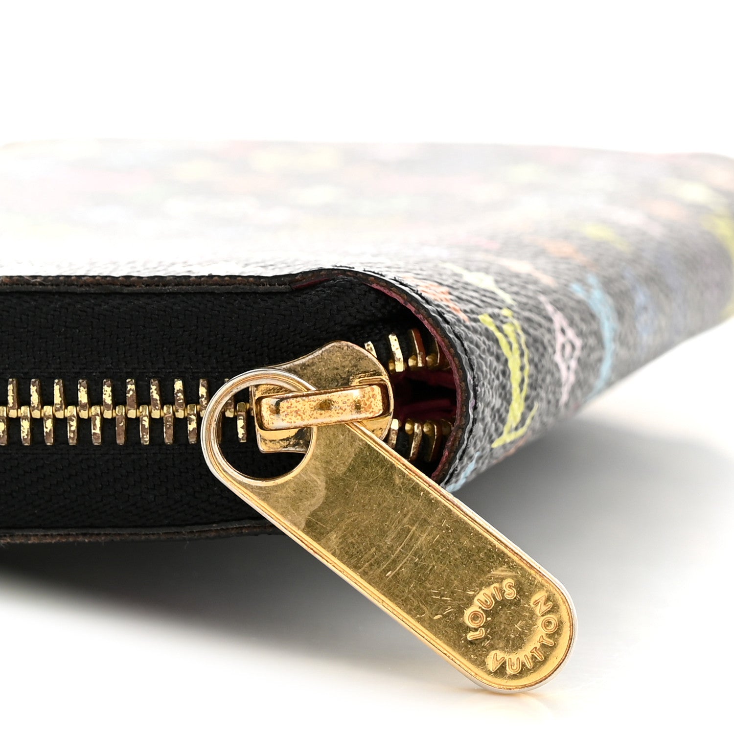 Monogram Multicolor Zippy Wallet Black Grenade