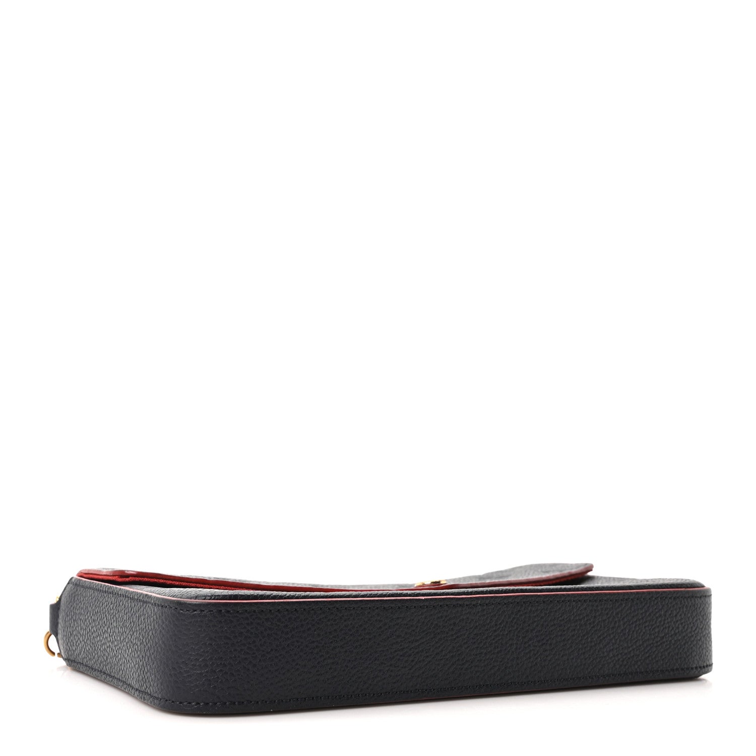 Empreinte Pochette Felicie Chain Wallet Marine Rouge
