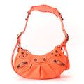 Agneau Arena Le Cagole Shoulder Bag XS Orange