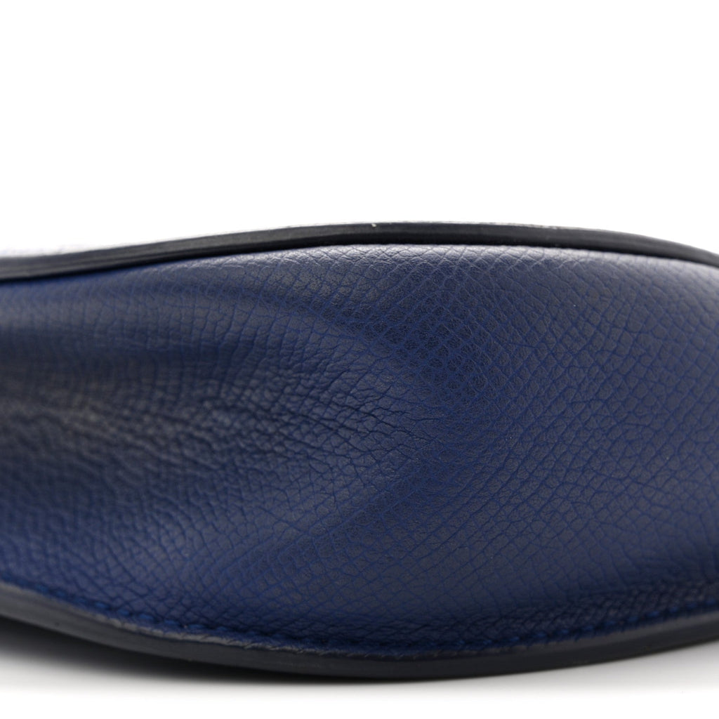 Grained Calfskin Small Trotteur  Indigo