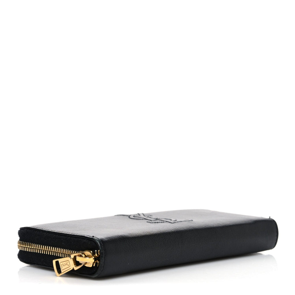 Chevre Belle De Jour Zip Around Wallet Black