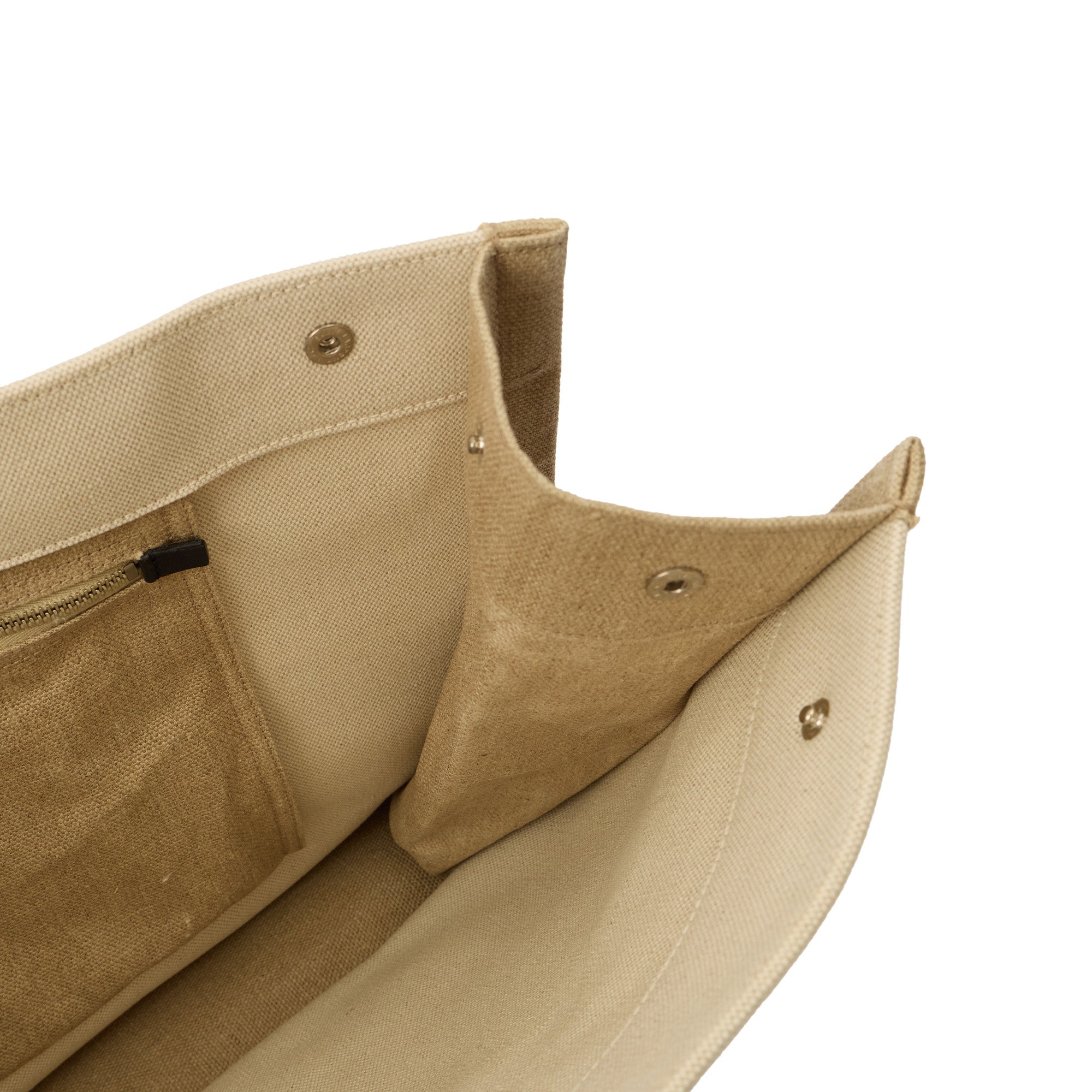 Saint Laurent Tote Rive Gauche Tote in Neutral, Fabric