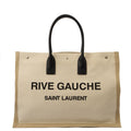 Saint Laurent Tote Rive Gauche Tote in Neutral, Fabric