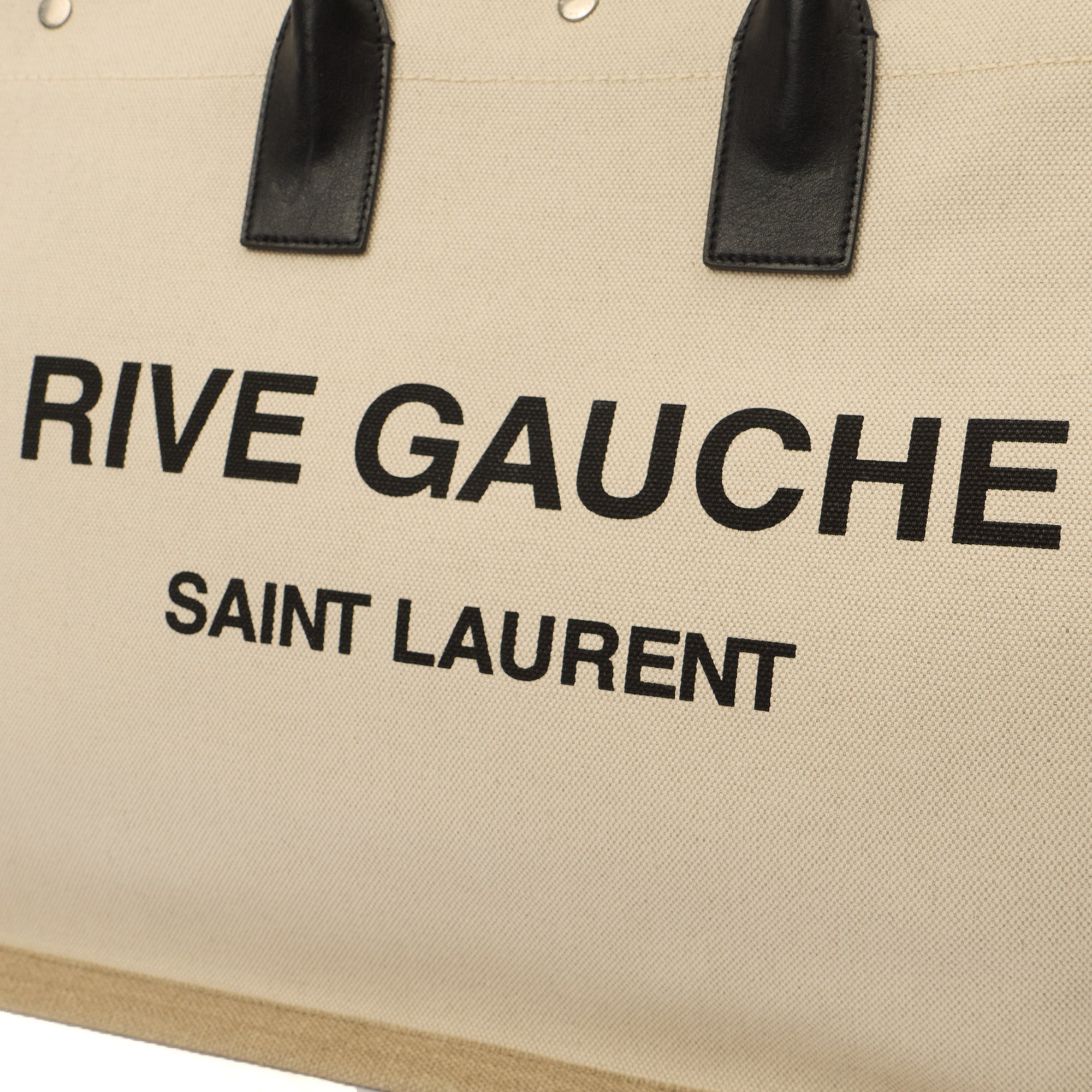 Saint Laurent Tote Rive Gauche Tote in Neutral, Fabric