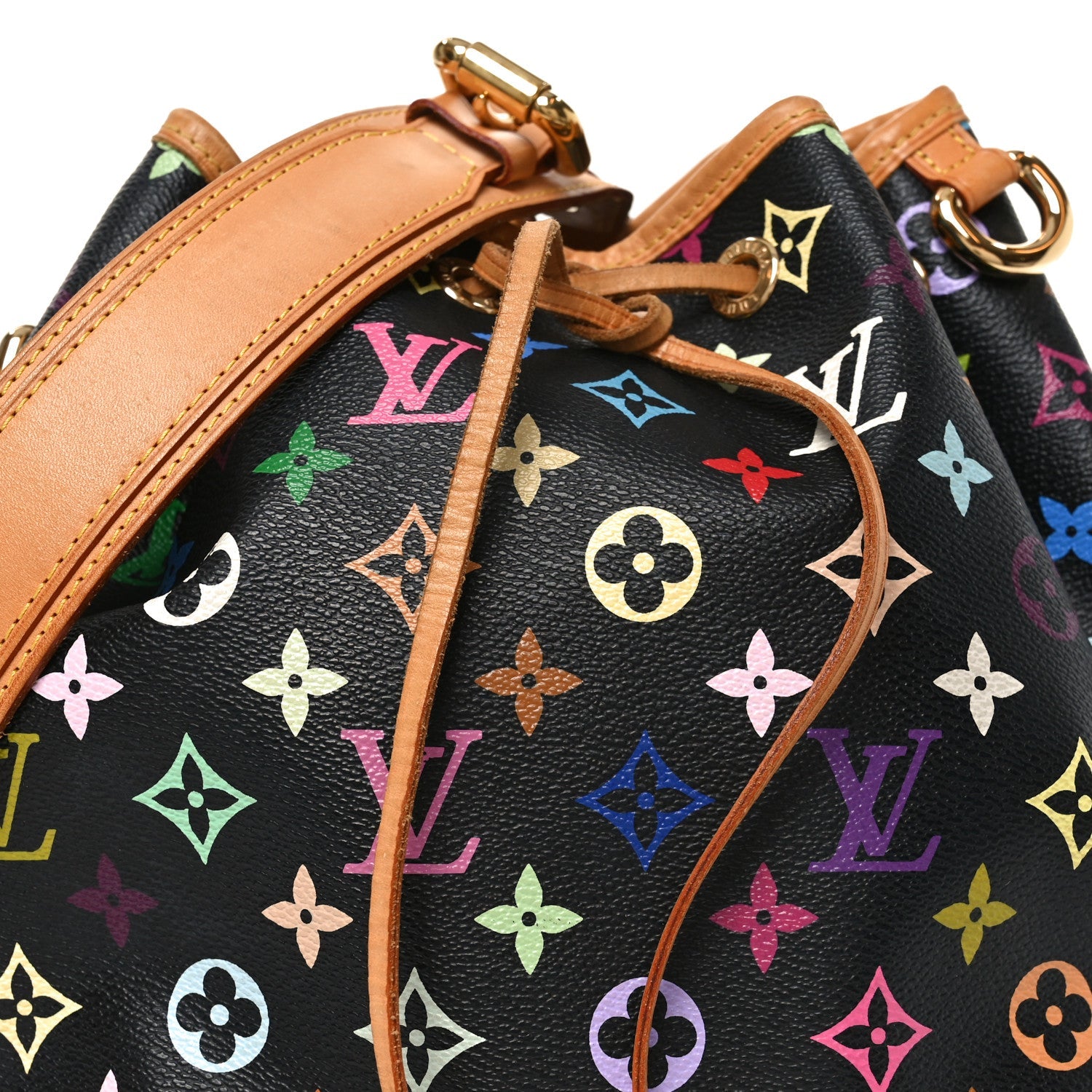 Monogram Multicolor Petit Noe Black