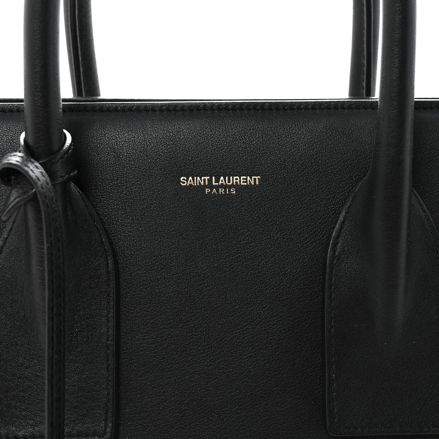 Smooth Calfskin Small Sac De Jour Black